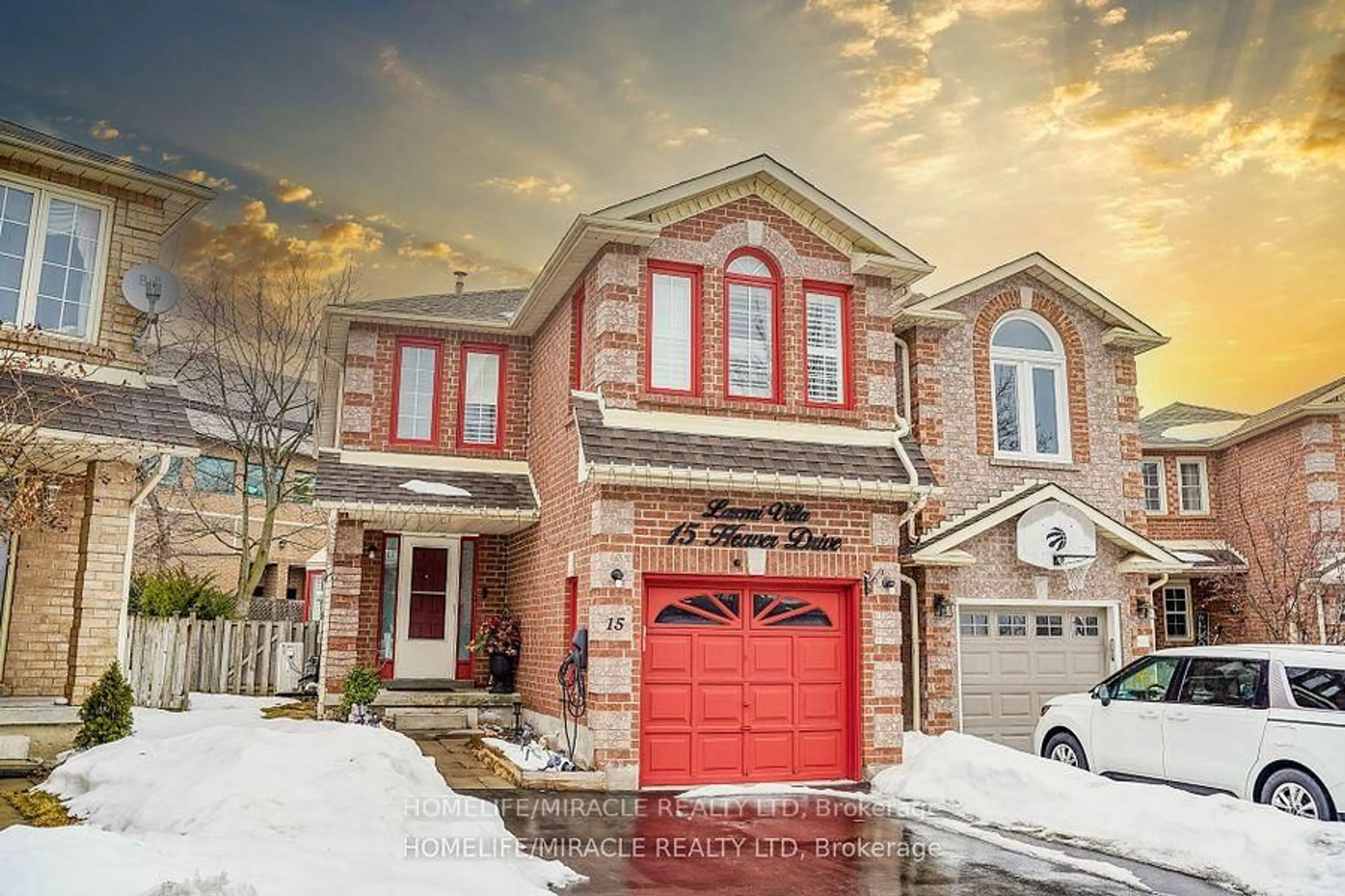 Home with brick exterior material, street for 15 Heaver Dr, Whitby Ontario L1N 9K4