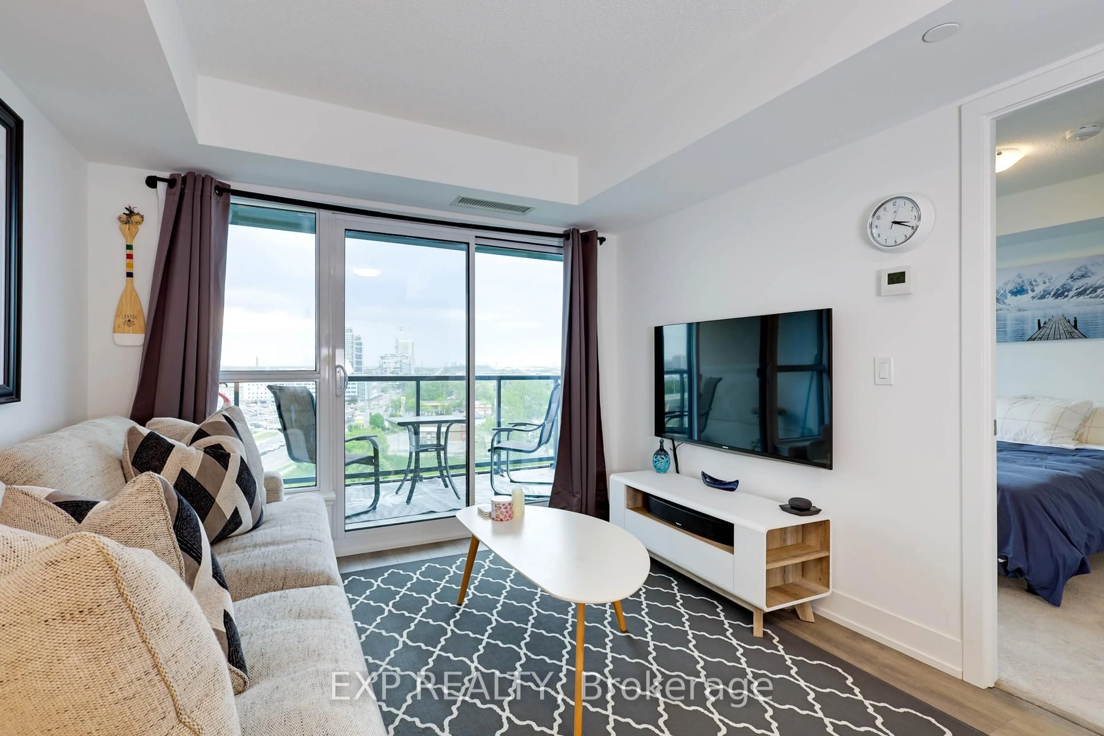 Living room with furniture, unknown for 1255 Bayly St #1003, Pickering Ontario L1W 0B6