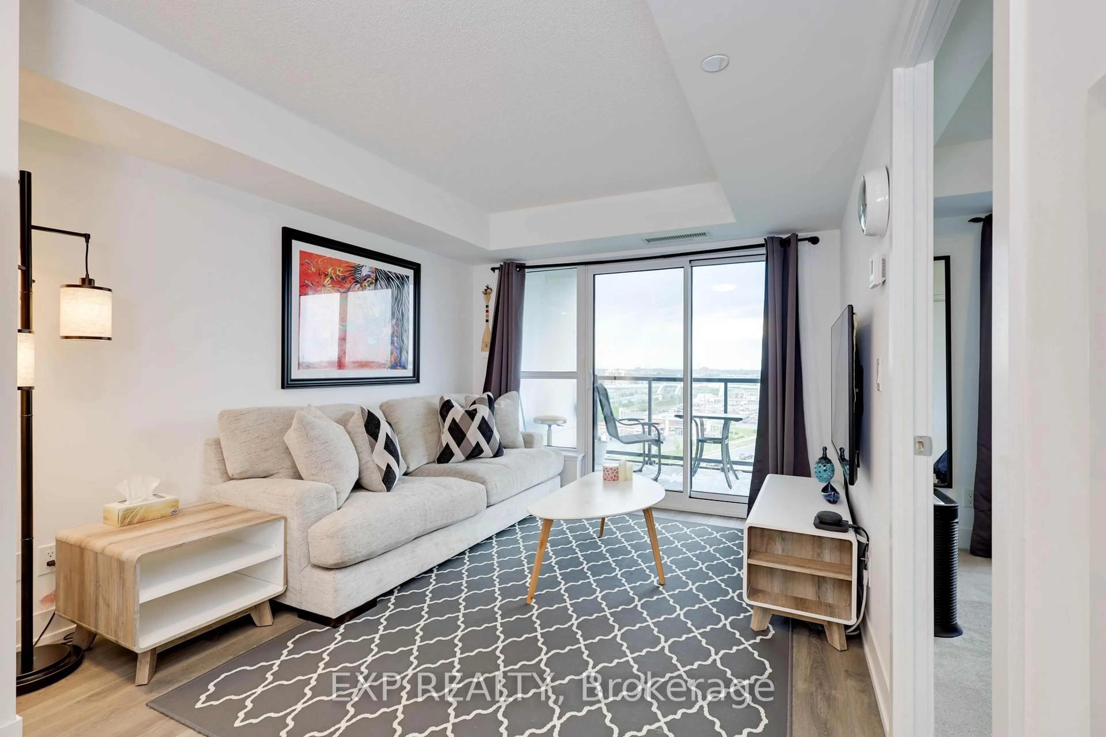 Living room with furniture, unknown for 1255 Bayly St #1003, Pickering Ontario L1W 0B6
