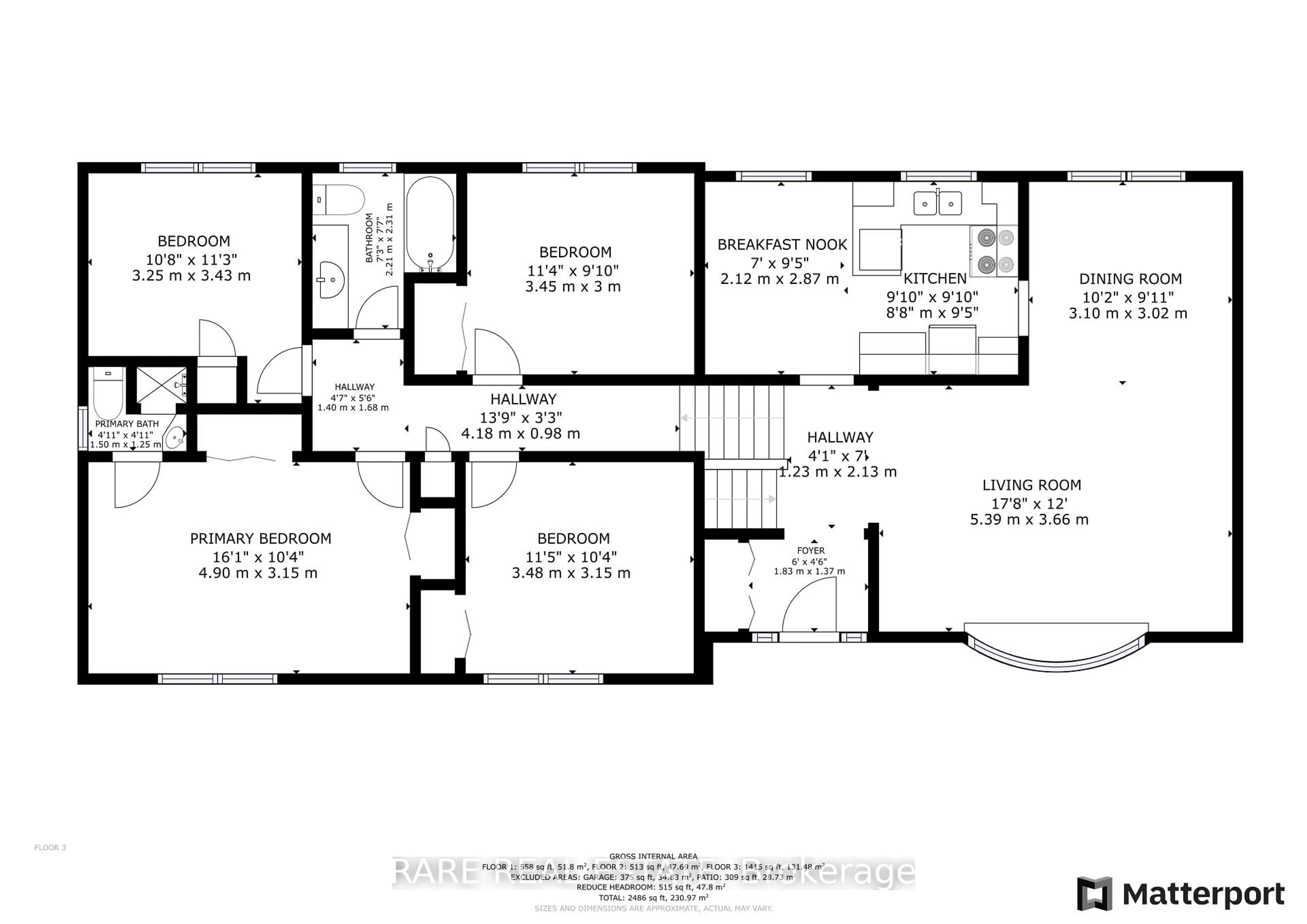 Floor plan for 14 Tanya Pl, Toronto Ontario M1S 1P3