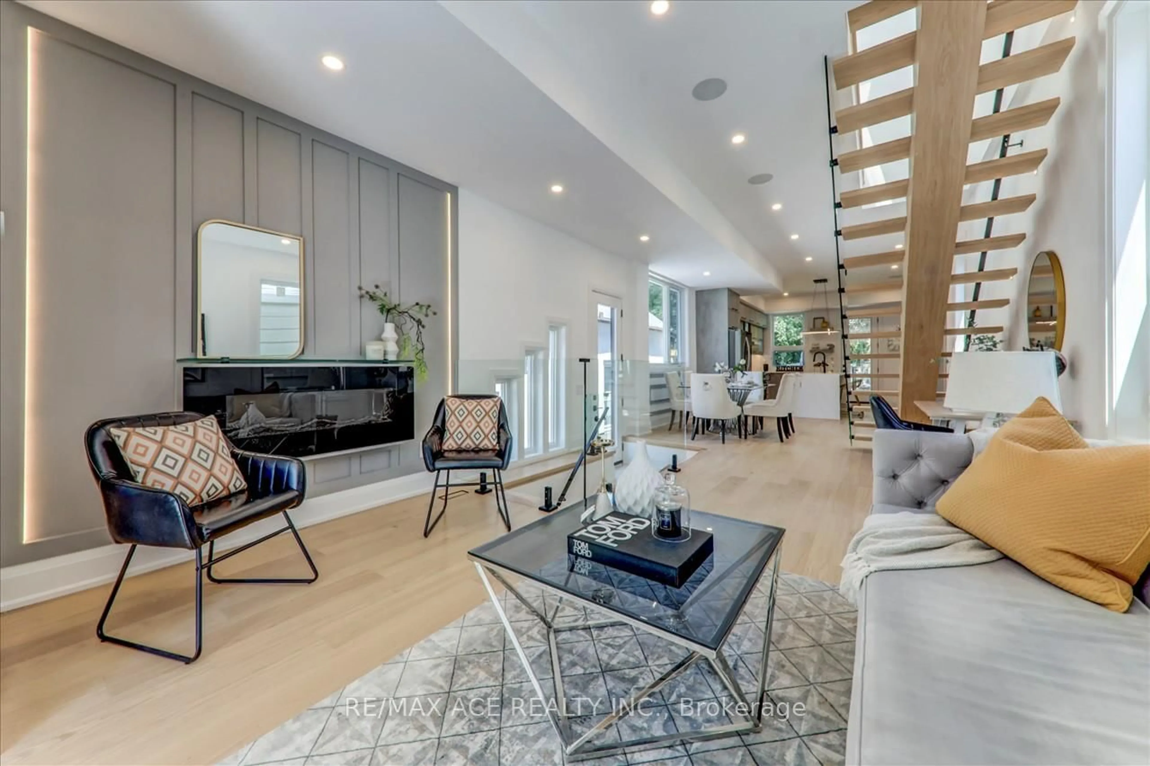 Living room with furniture, unknown for 153 King Edward Ave, Toronto Ontario M4C 5J7