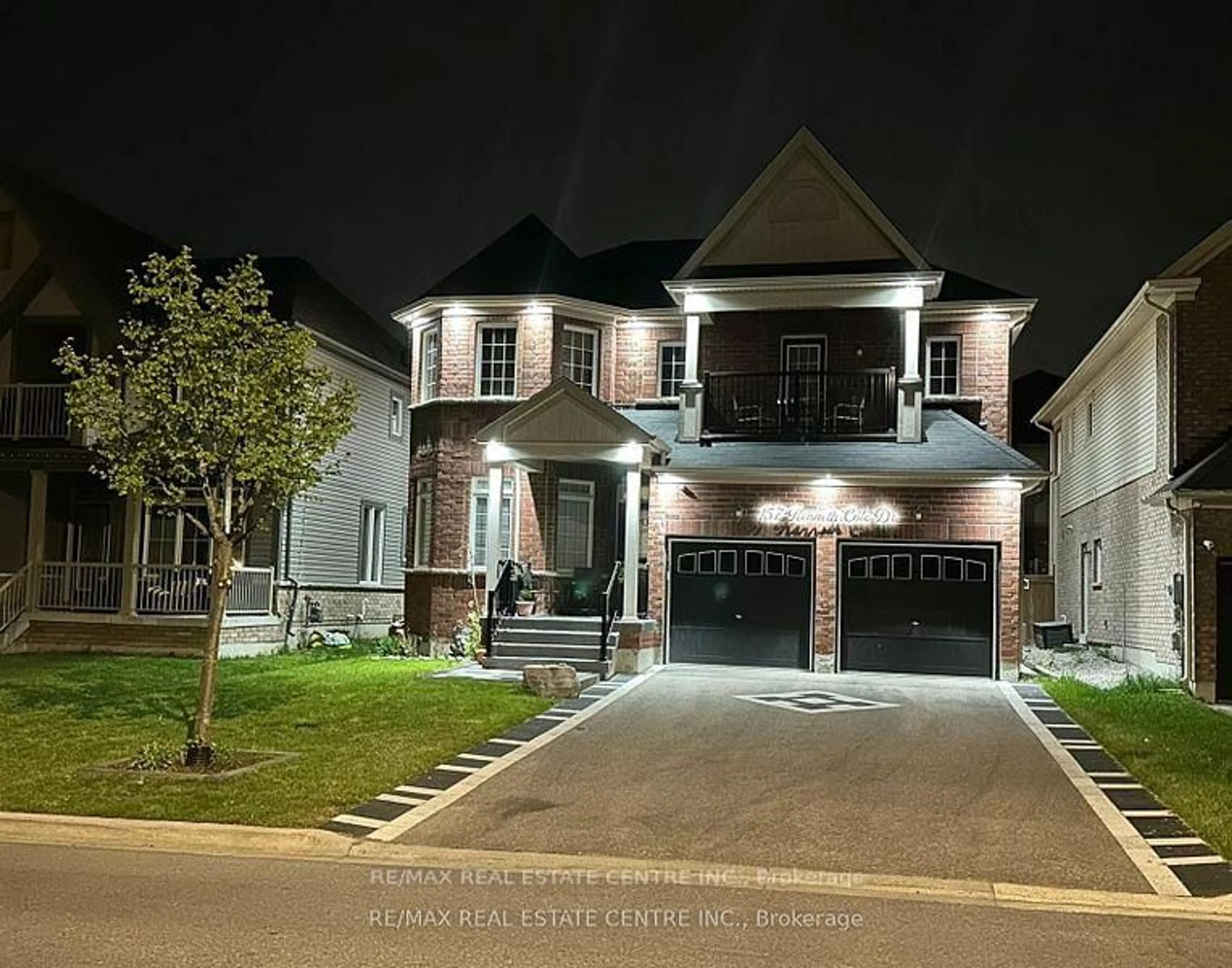 Home with brick exterior material, street for 157 Kenneth Cole Dr, Clarington Ontario L1C 0S8