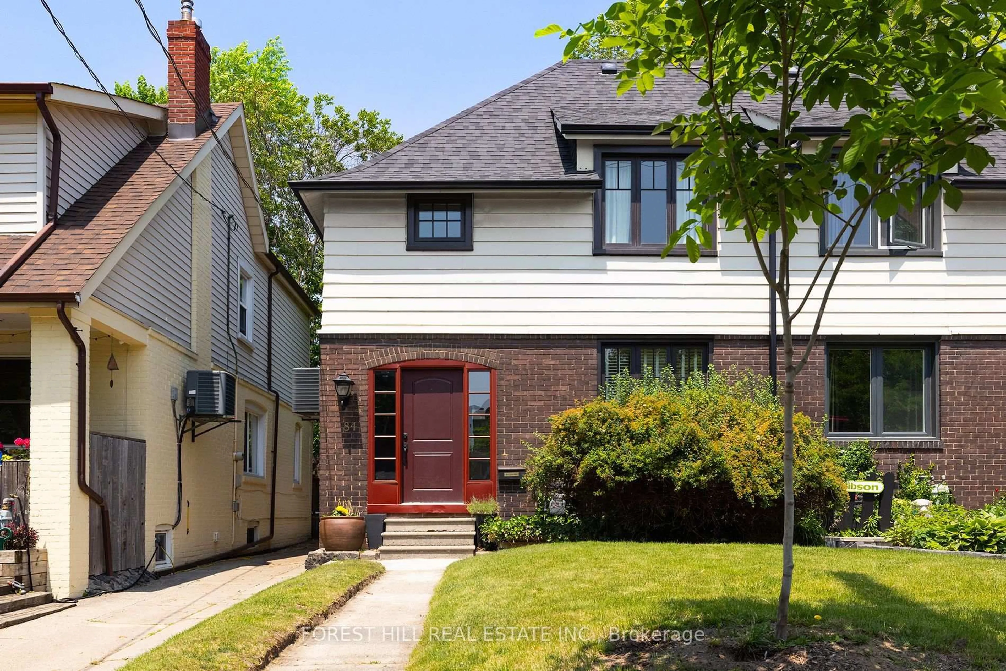 Home with brick exterior material, street for 84 Hanson St, Toronto Ontario M4C 1A1