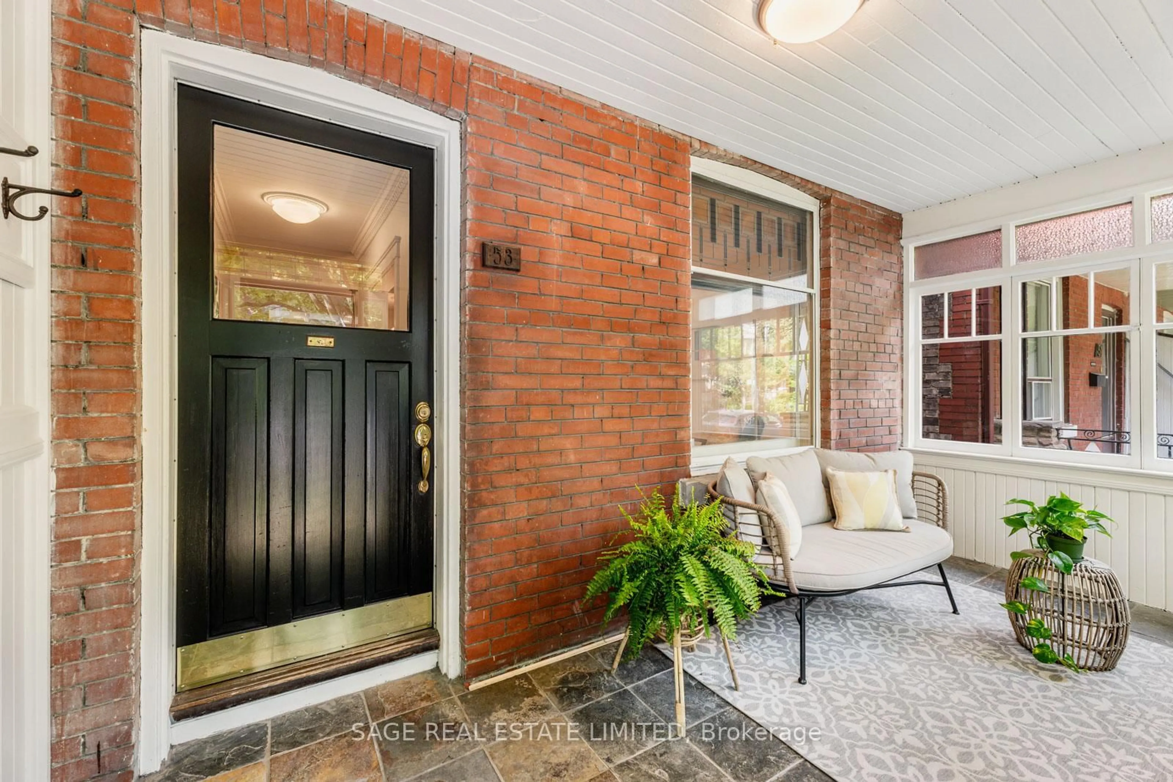 Indoor entryway for 53 Dearbourne Ave, Toronto Ontario M4K 1M6