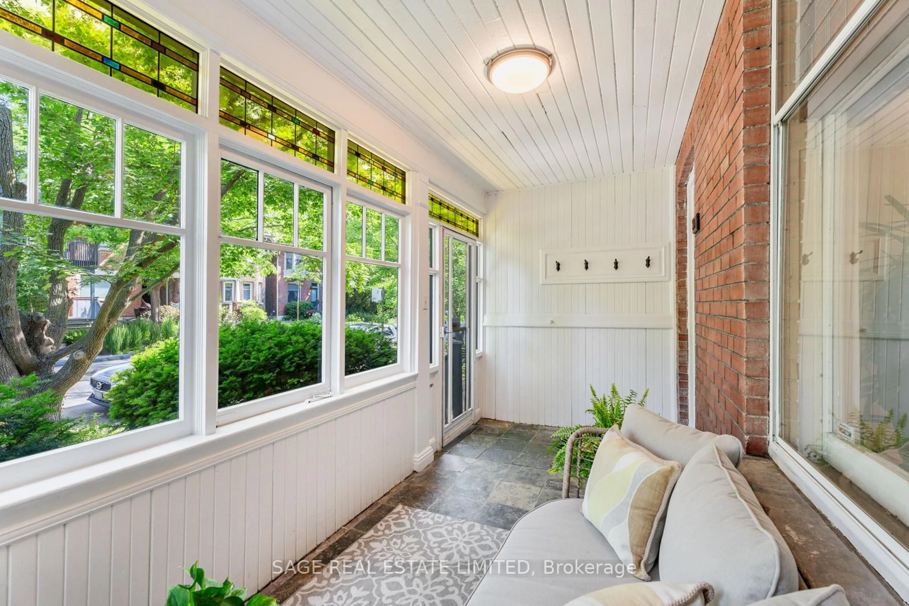 Indoor entryway for 53 Dearbourne Ave, Toronto Ontario M4K 1M6