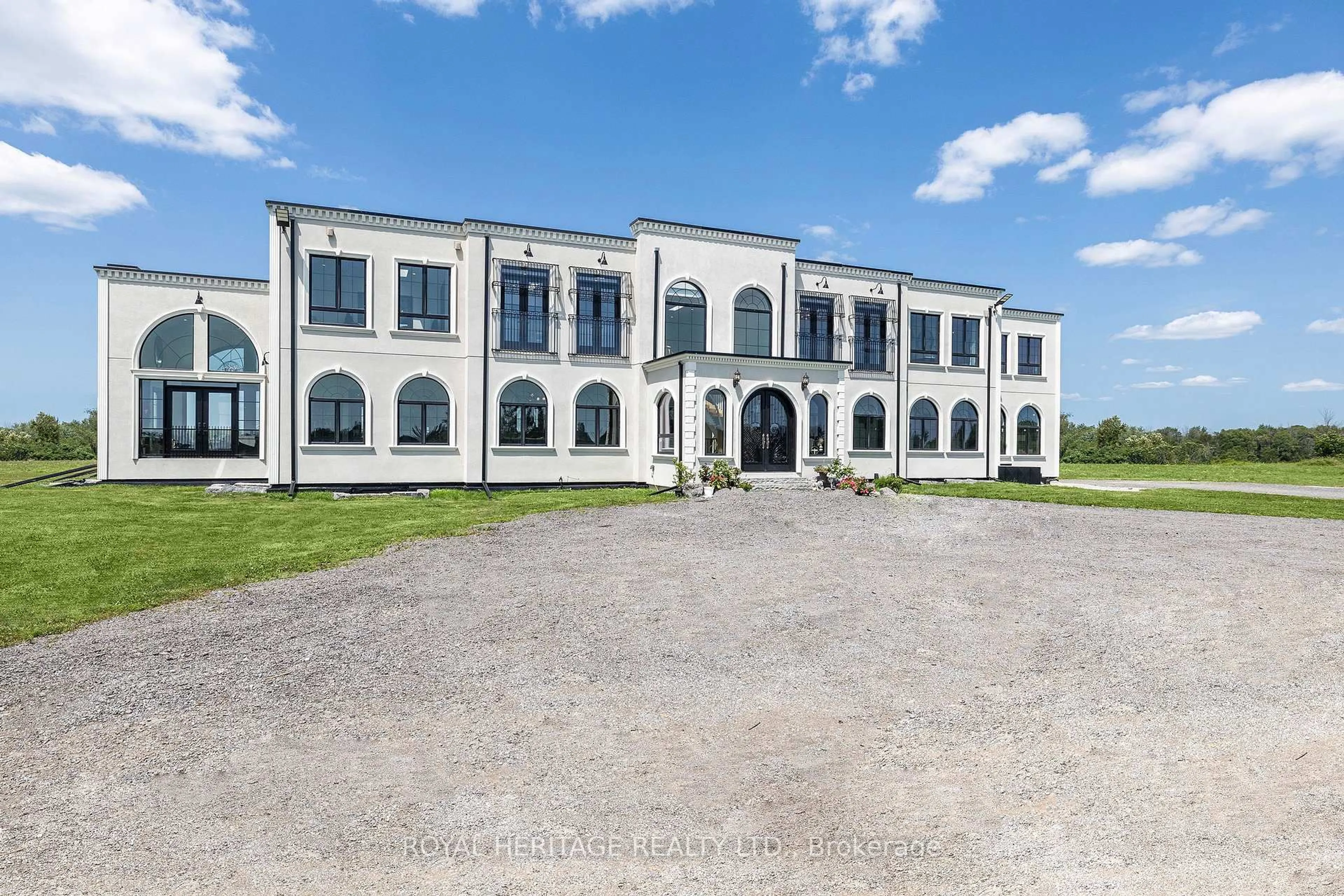 A pic from outside/outdoor area/front of a property/back of a property/a pic from drone, building for 3655 Hancock Rd, Clarington Ontario L1N 3K4