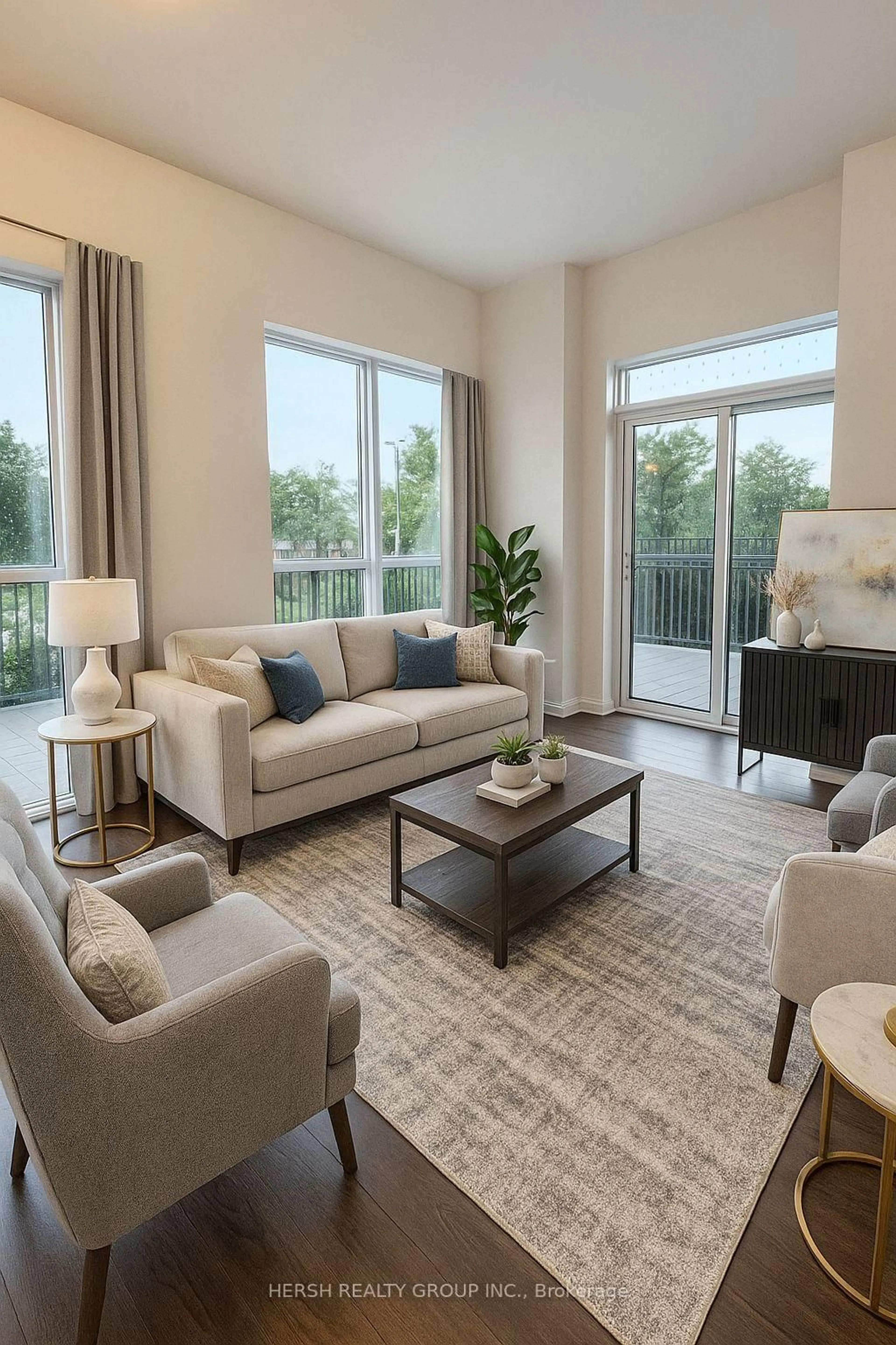 Living room with furniture, unknown for 10 Meadowglen Pl #103, Toronto Ontario M1G 0A8