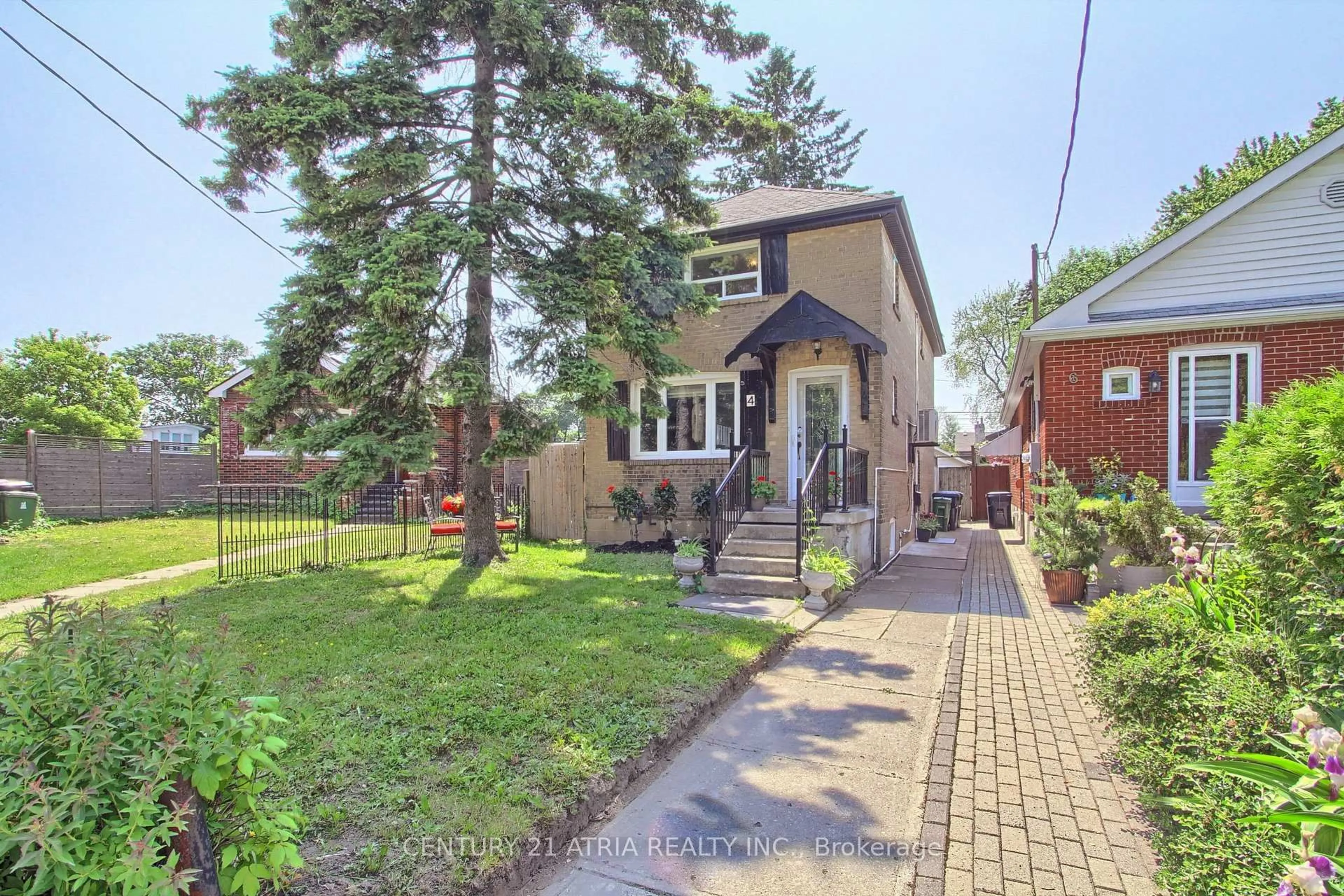 Home with brick exterior material, street for 4 Bryant Ave, Toronto Ontario M4C 5G8