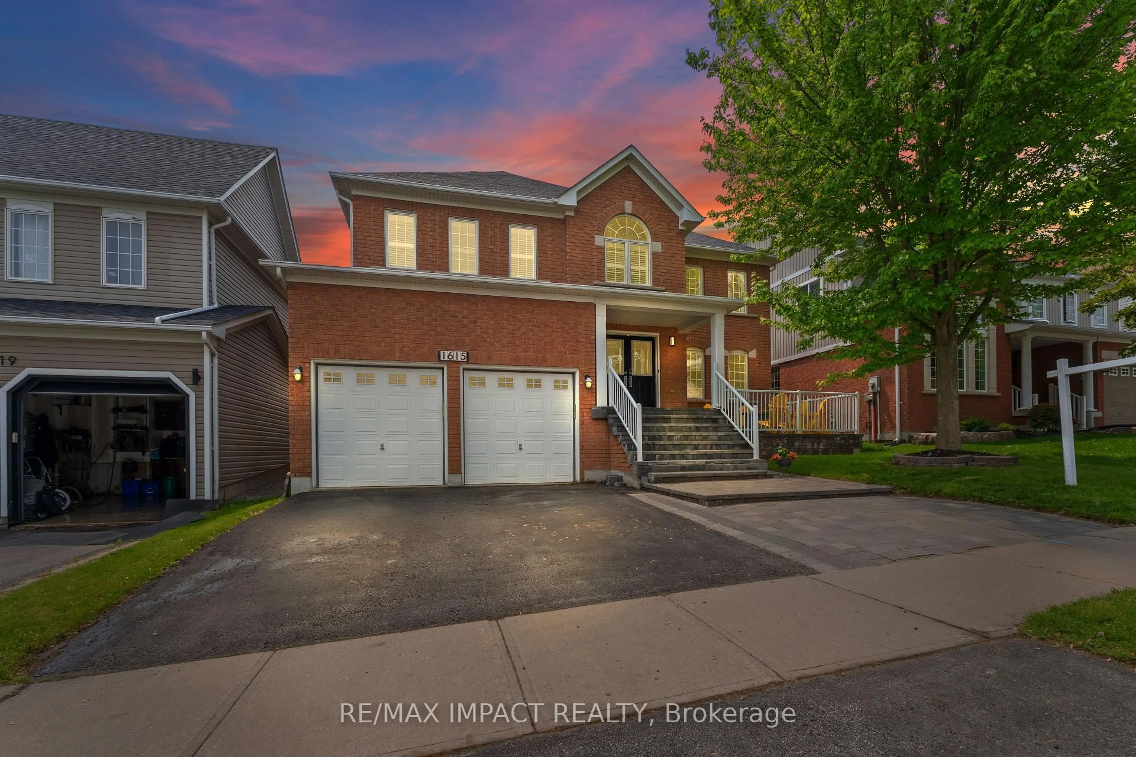 Home with brick exterior material, street for 1615 Coldstream Dr, Oshawa Ontario L1K 3B5