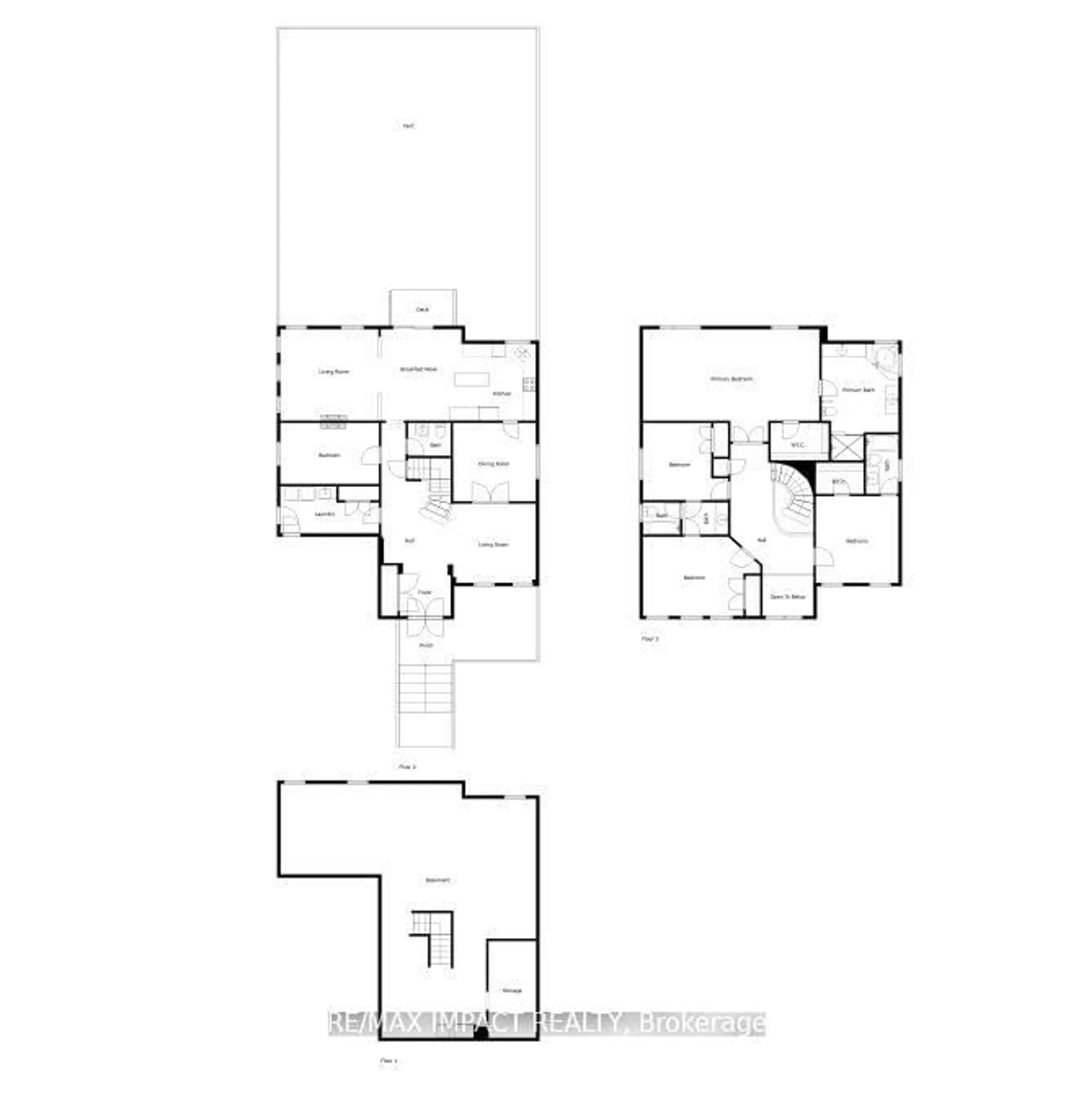 Floor plan for 1615 Coldstream Dr, Oshawa Ontario L1K 3B5