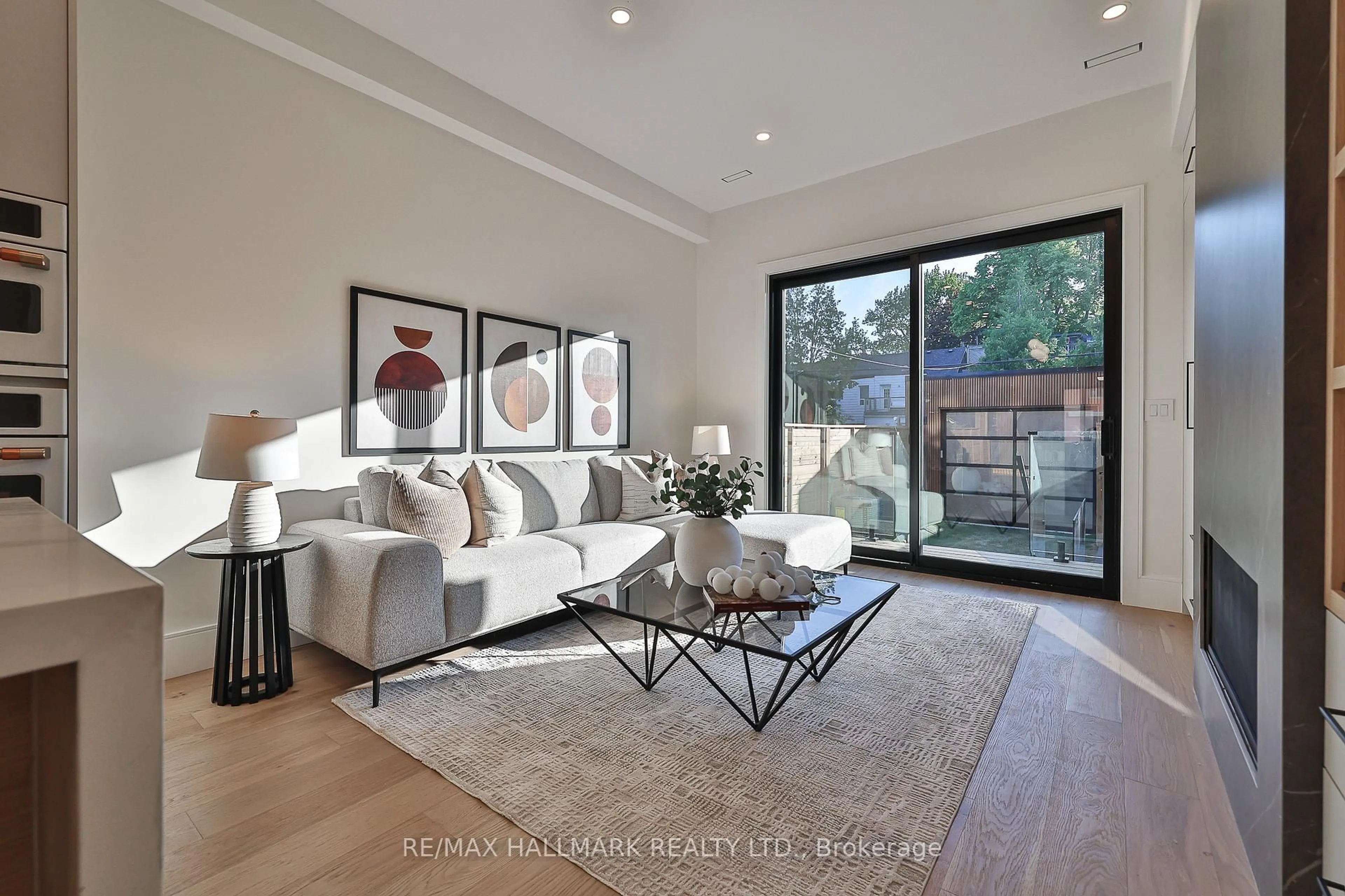 Living room with furniture, unknown for 46A Pape Ave, Toronto Ontario M4M 2V6