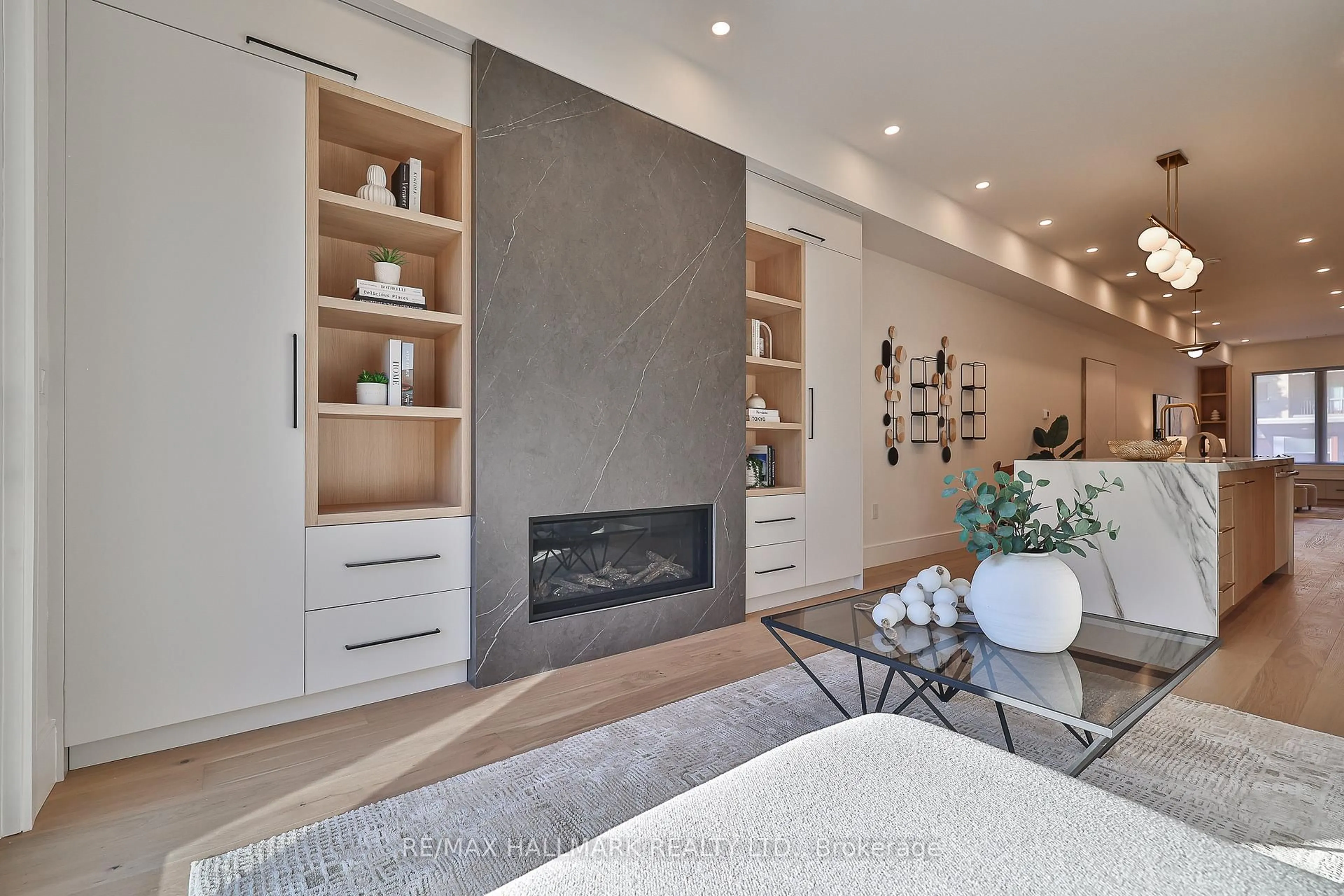 Living room with furniture, unknown for 46A Pape Ave, Toronto Ontario M4M 2V6