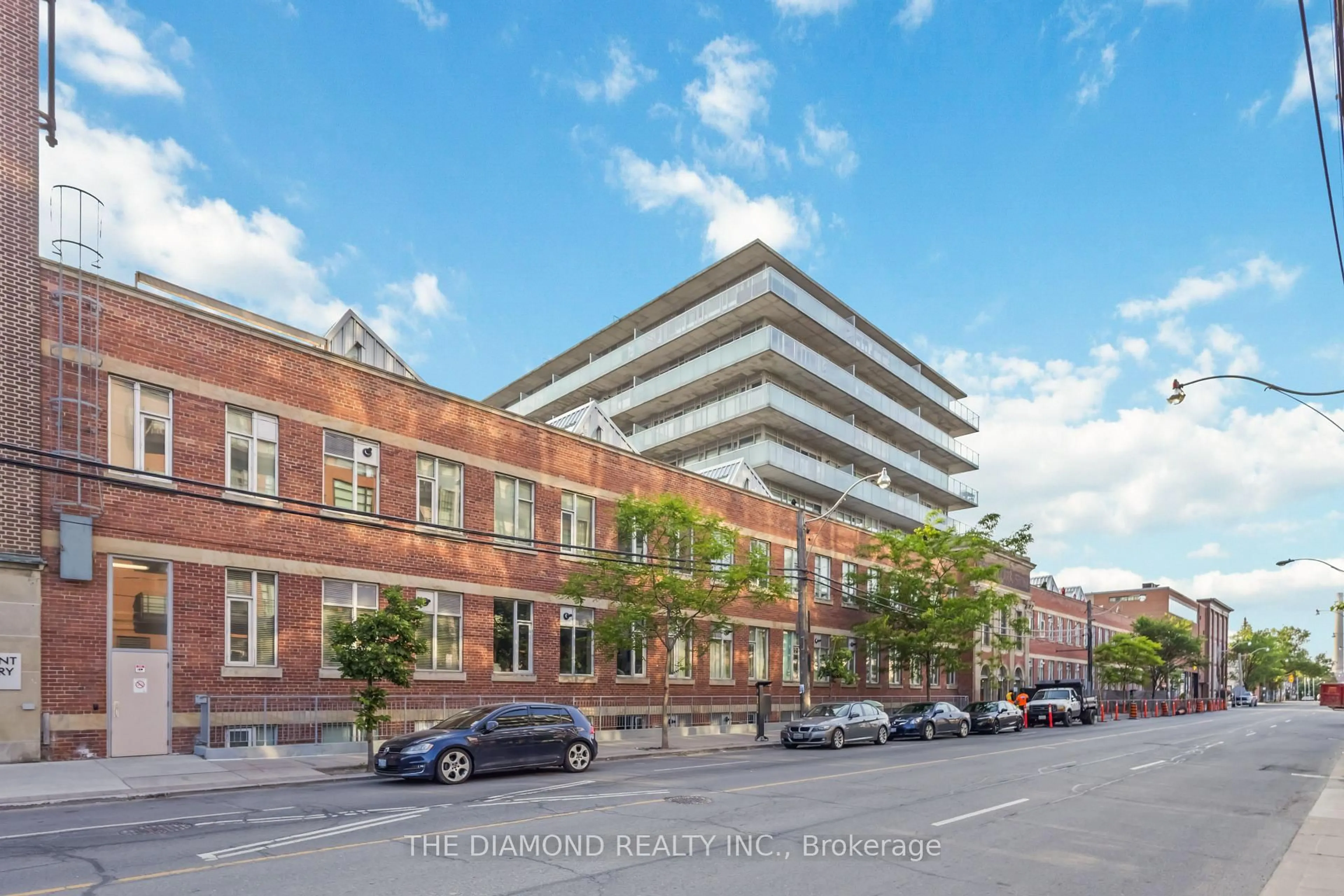 Home with brick exterior material, building for 201 Carlaw Ave #255, Toronto Ontario M4M 2S3