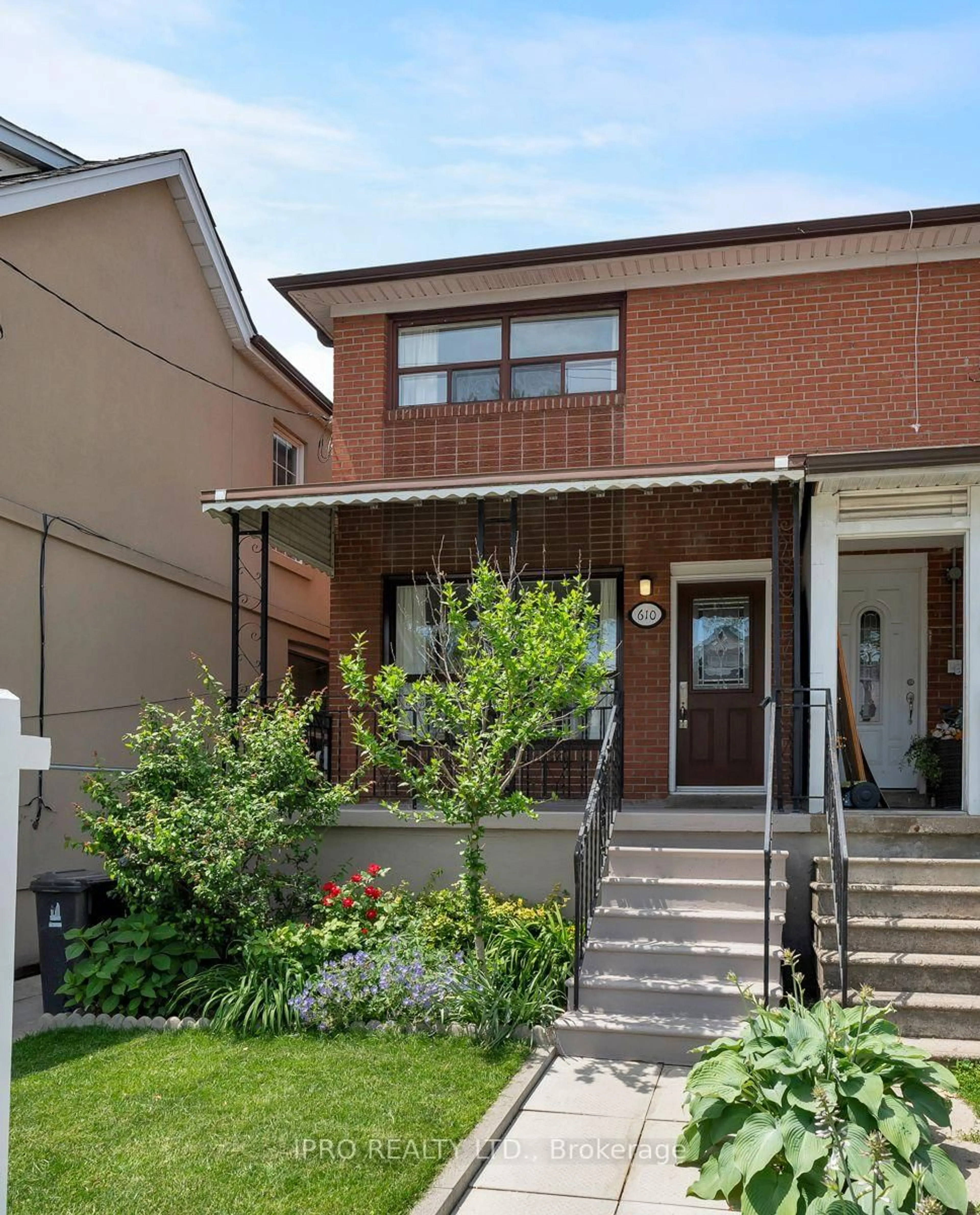 Home with brick exterior material, street for 610 Greenwood Ave, Toronto Ontario M4J 4B2