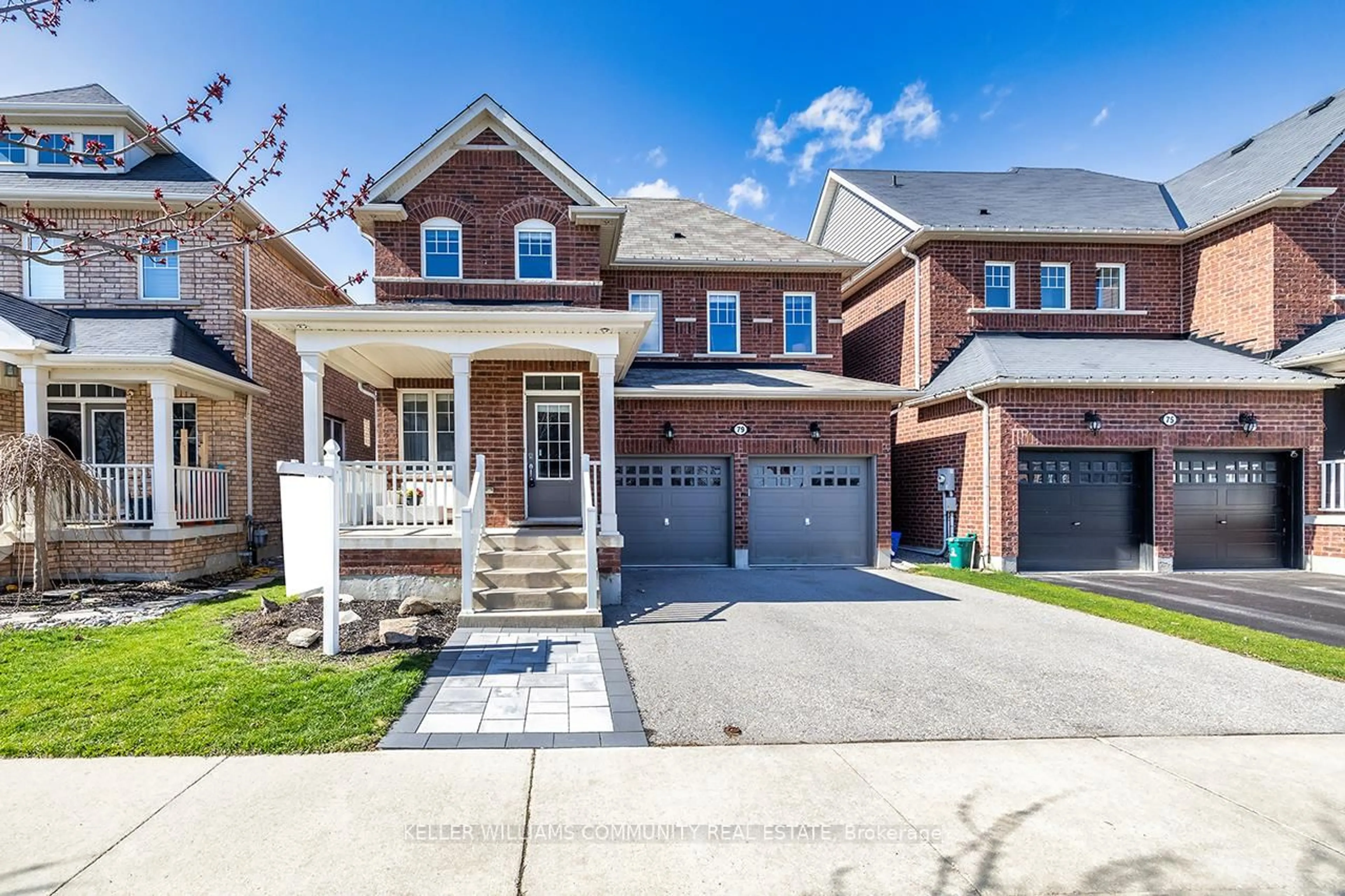 Home with brick exterior material, street for 79 Sumersford Dr, Clarington Ontario L1C 0P5