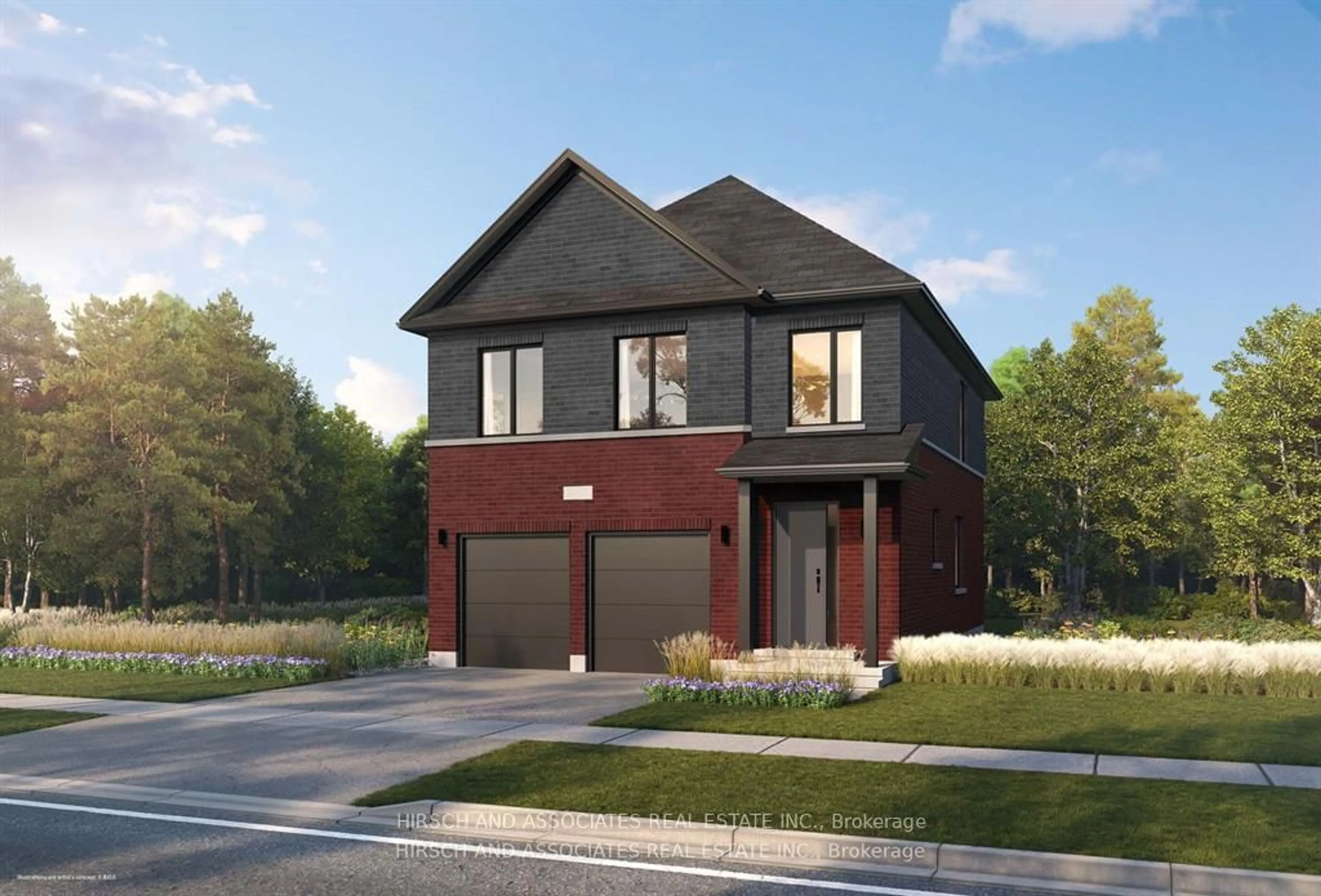 Home with brick exterior material, street for Lot 8 Robert Attersley Dr Dr, Whitby Ontario L1R 0B6