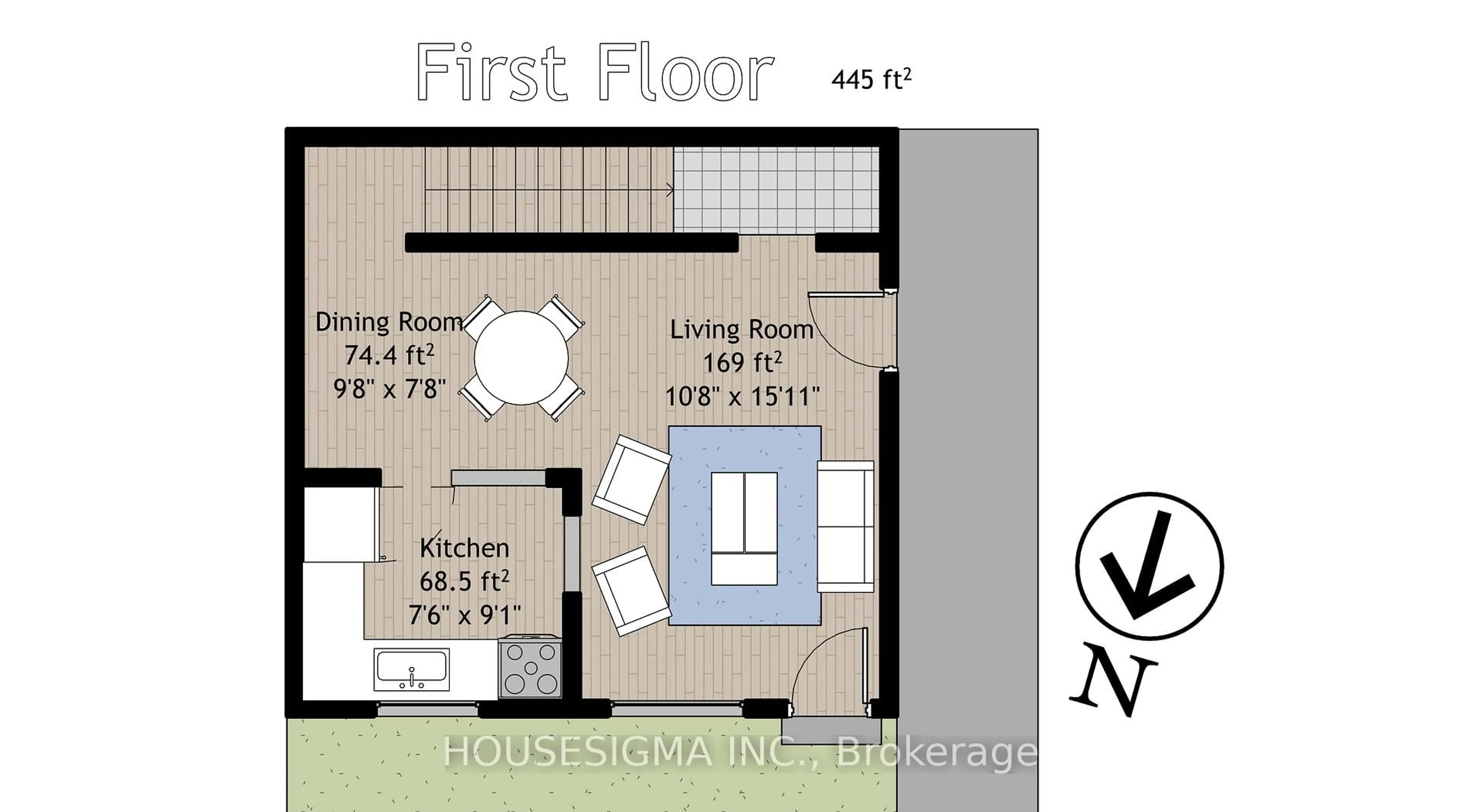Floor plan for 401 Wentworth St #40, Oshawa Ontario L1J 6J1