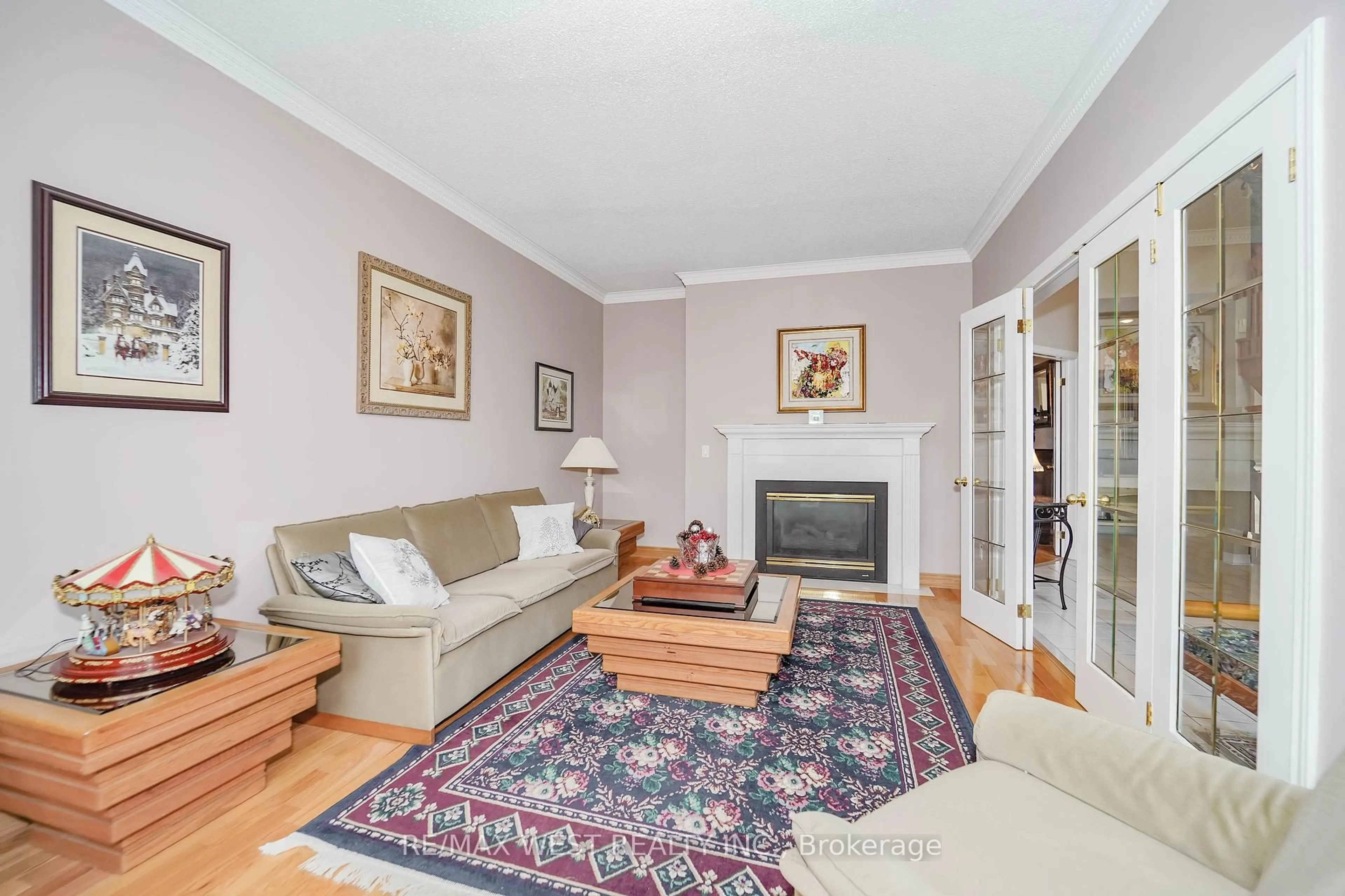 Living room with furniture, unknown for 113 Sandcherry Crt, Pickering Ontario L1V 6V8