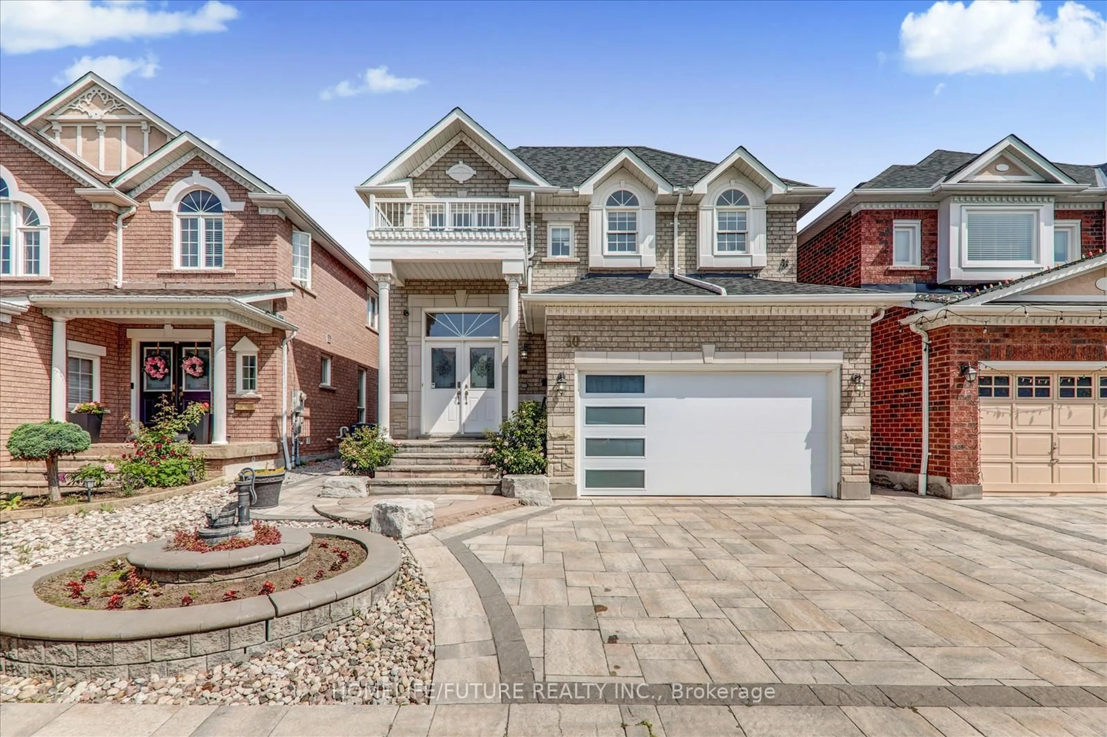 Home with brick exterior material, street for 30 Jonesridge Dr, Ajax Ontario L1T 4Z6