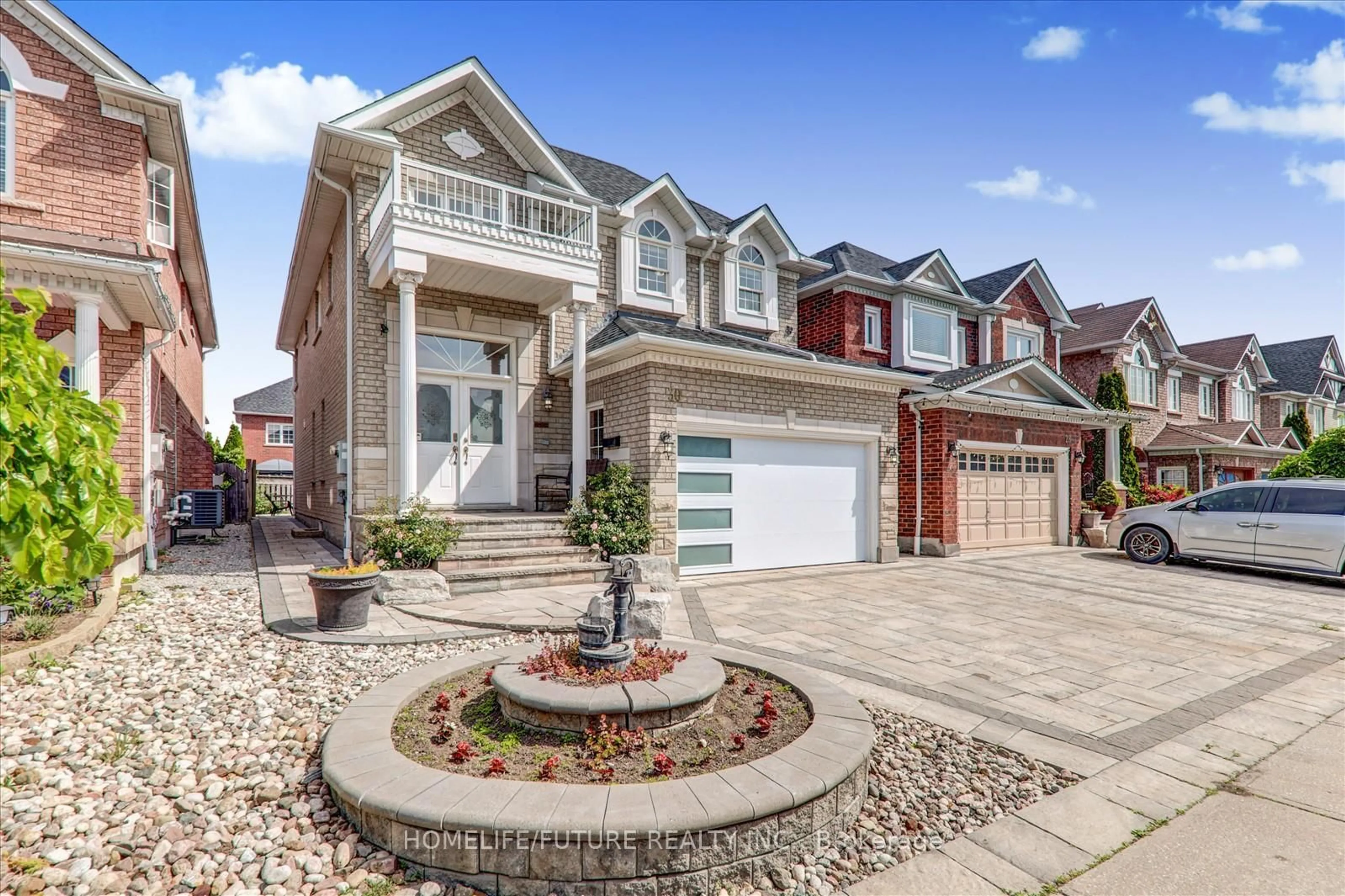 Home with brick exterior material, street for 30 Jonesridge Dr, Ajax Ontario L1T 4Z6