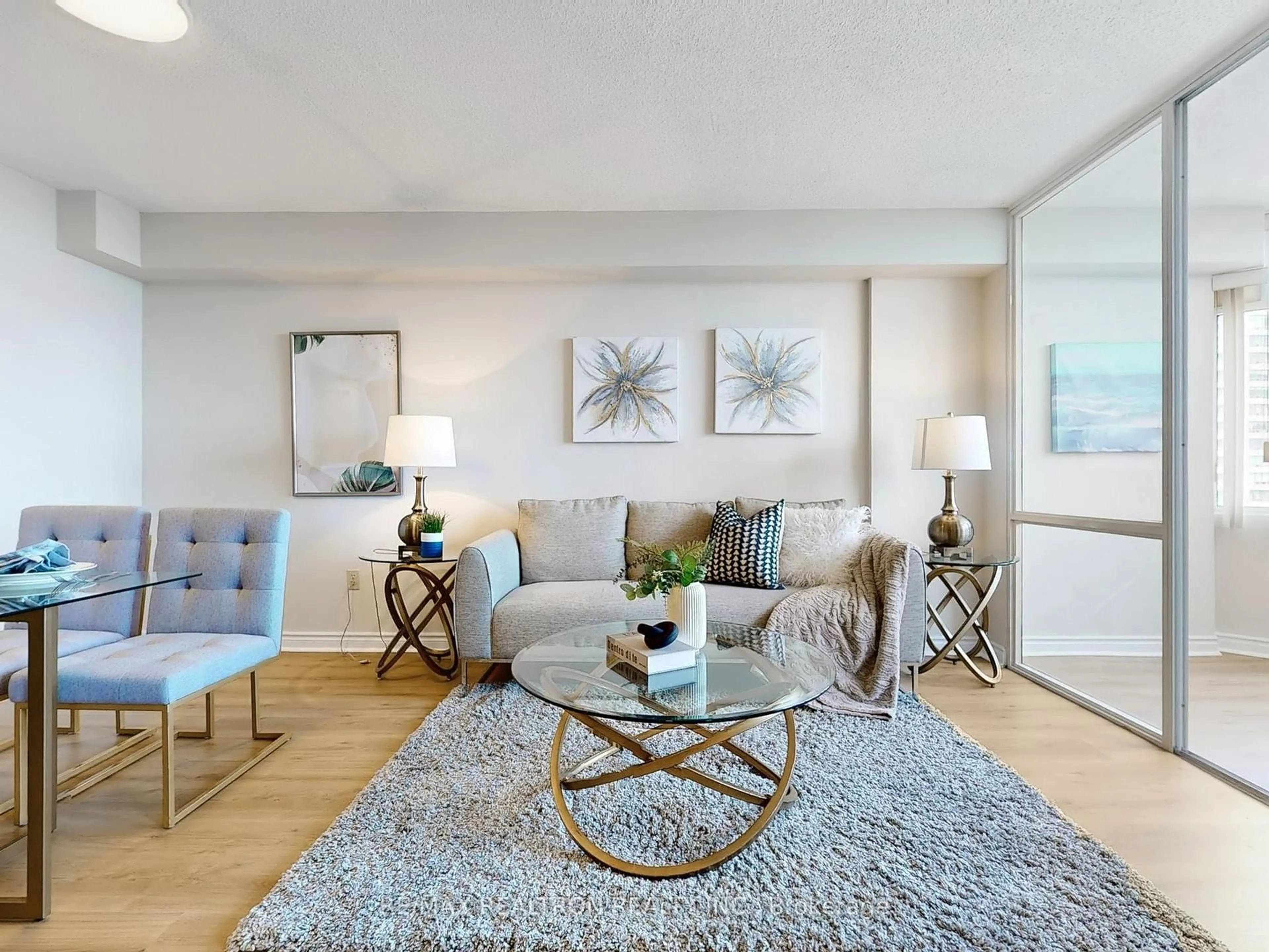 Living room with furniture, unknown for 88 Alton Tower Circ #905, Toronto Ontario M1V 5C5