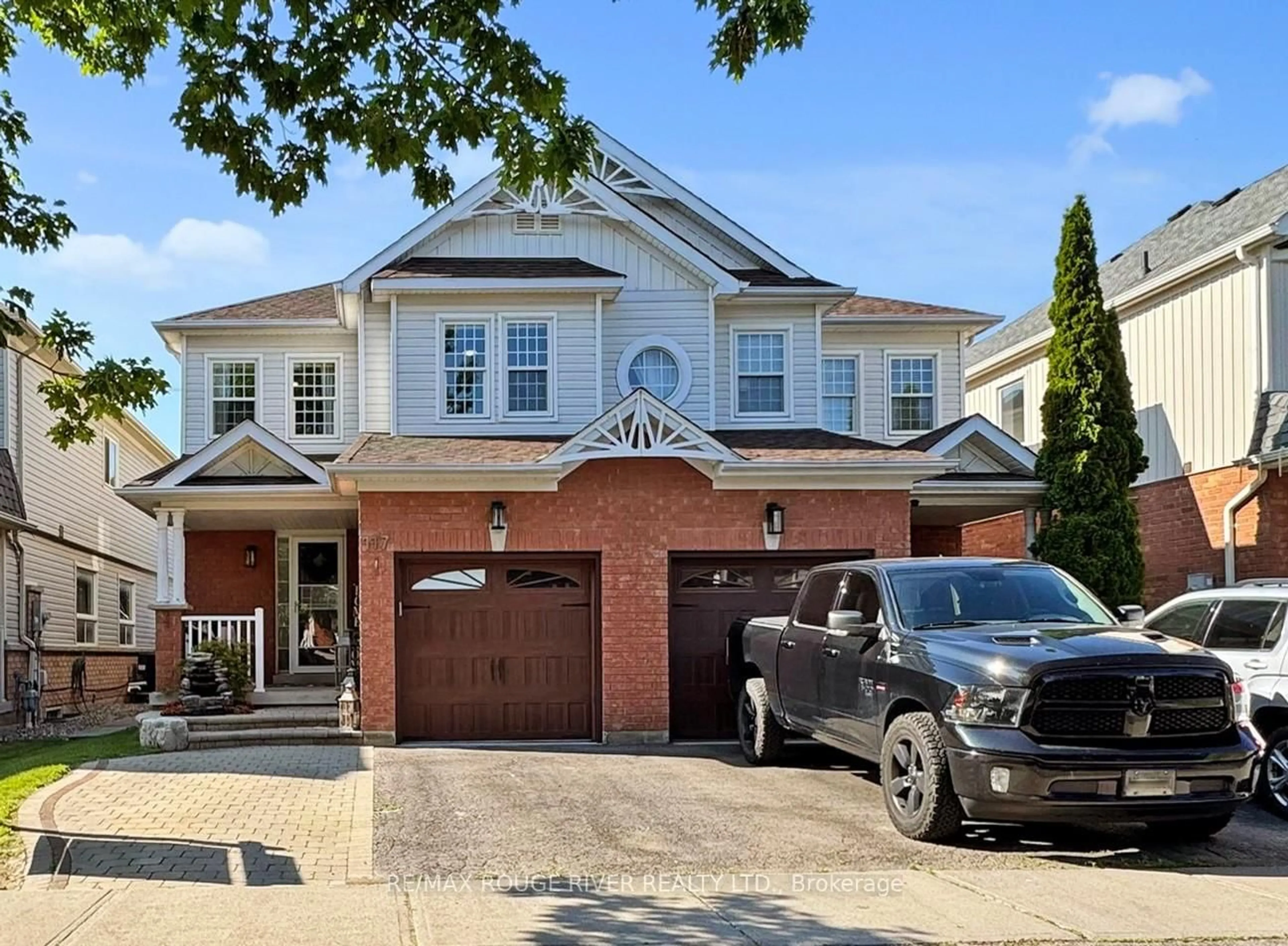 Home with brick exterior material, street for 117 Brownridge Pl, Whitby Ontario L1P 1W1
