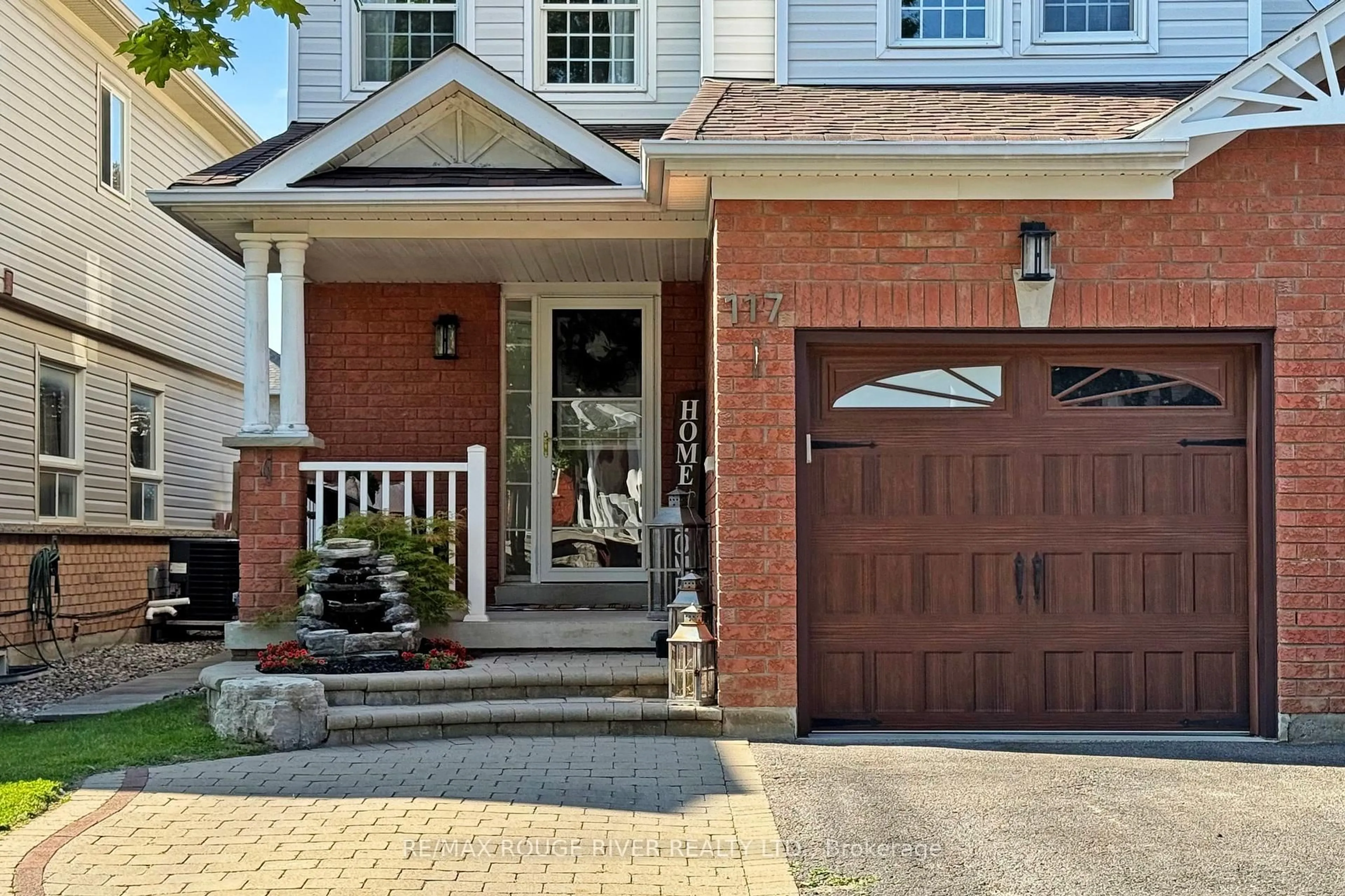Home with brick exterior material, street for 117 Brownridge Pl, Whitby Ontario L1P 1W1