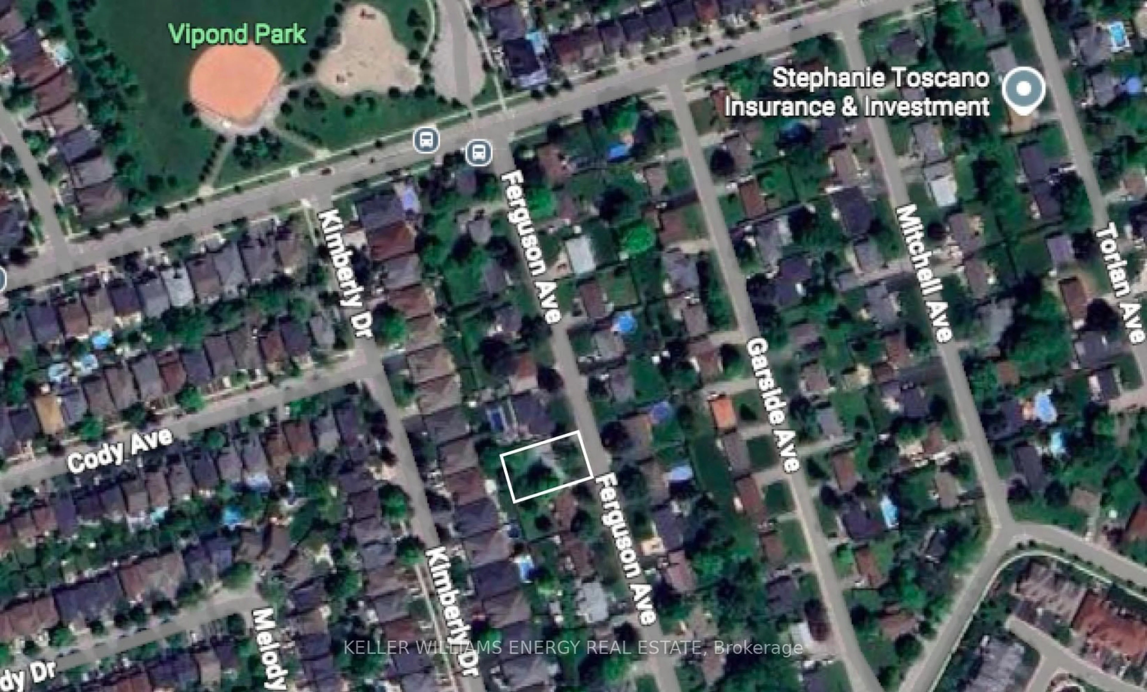 Picture of a map for 38 Ferguson Ave, Whitby Ontario L1M 1A6