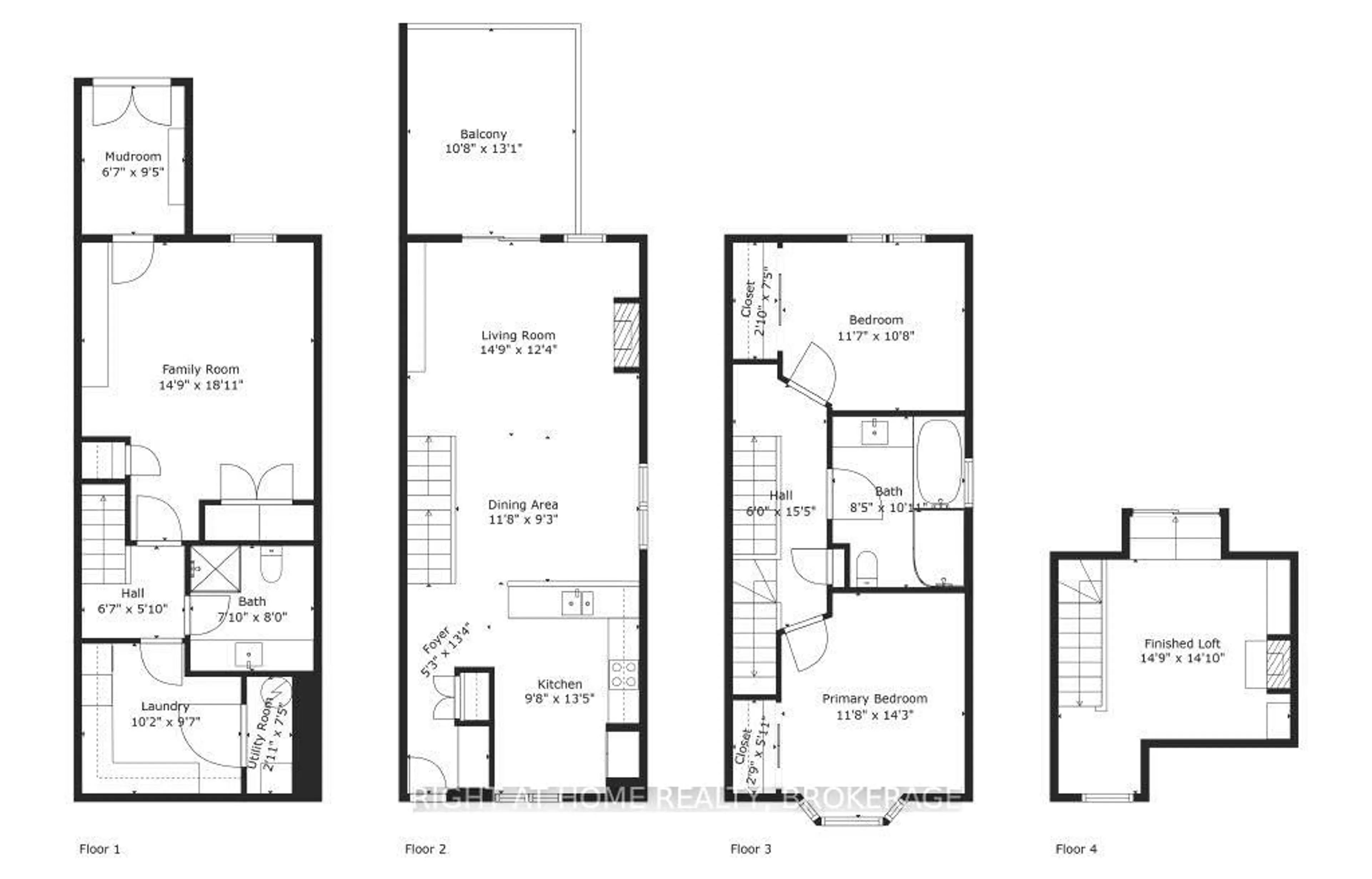 Floor plan for 161 Langley Ave, Toronto Ontario M4K 1B8