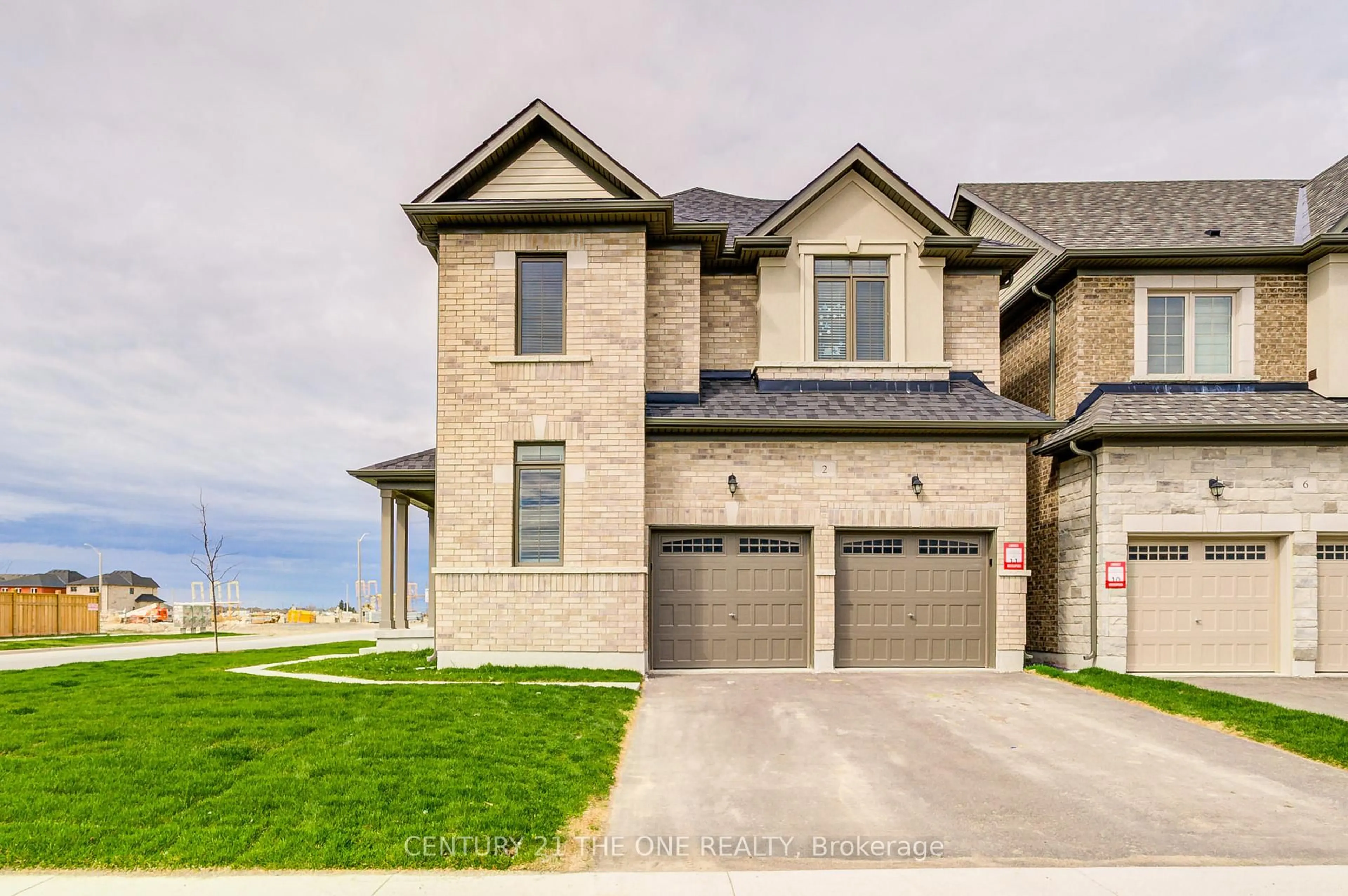 Home with brick exterior material, street for 2 Wesley Brooks St, Clarington Ontario L1B 0W4