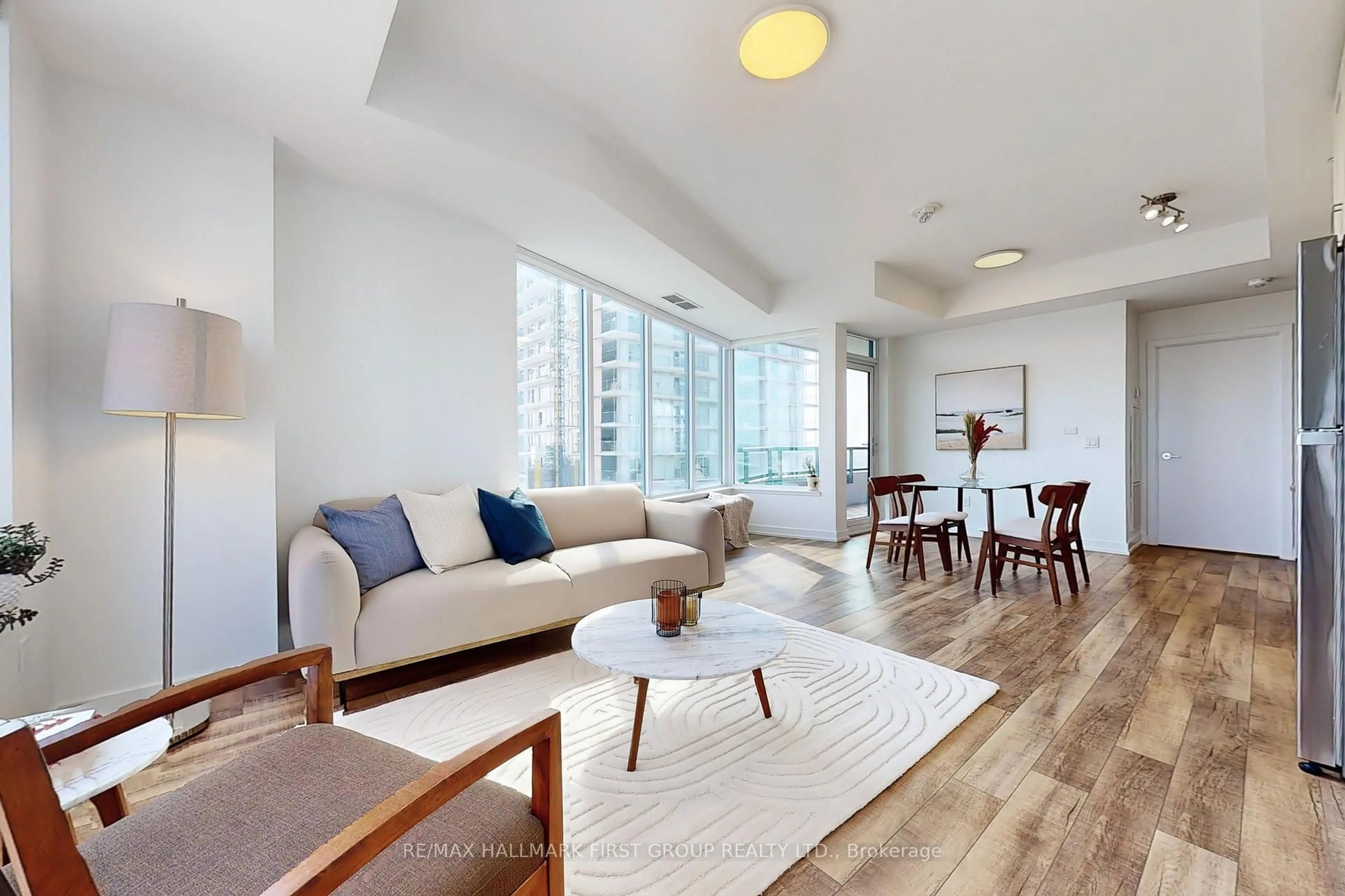 Living room with furniture, unknown for 1480 Bayly St #1607, Pickering Ontario L1W 0C2