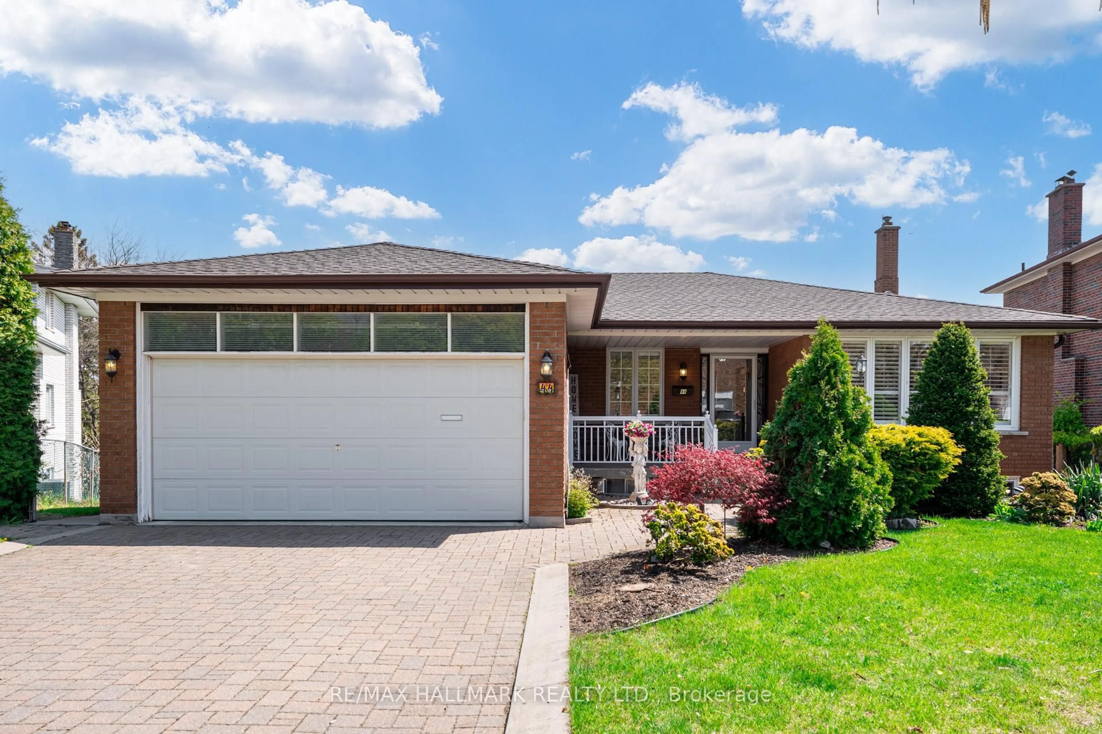 Home with brick exterior material, street for 44 Arkona Dr, Toronto Ontario M1T 1X3