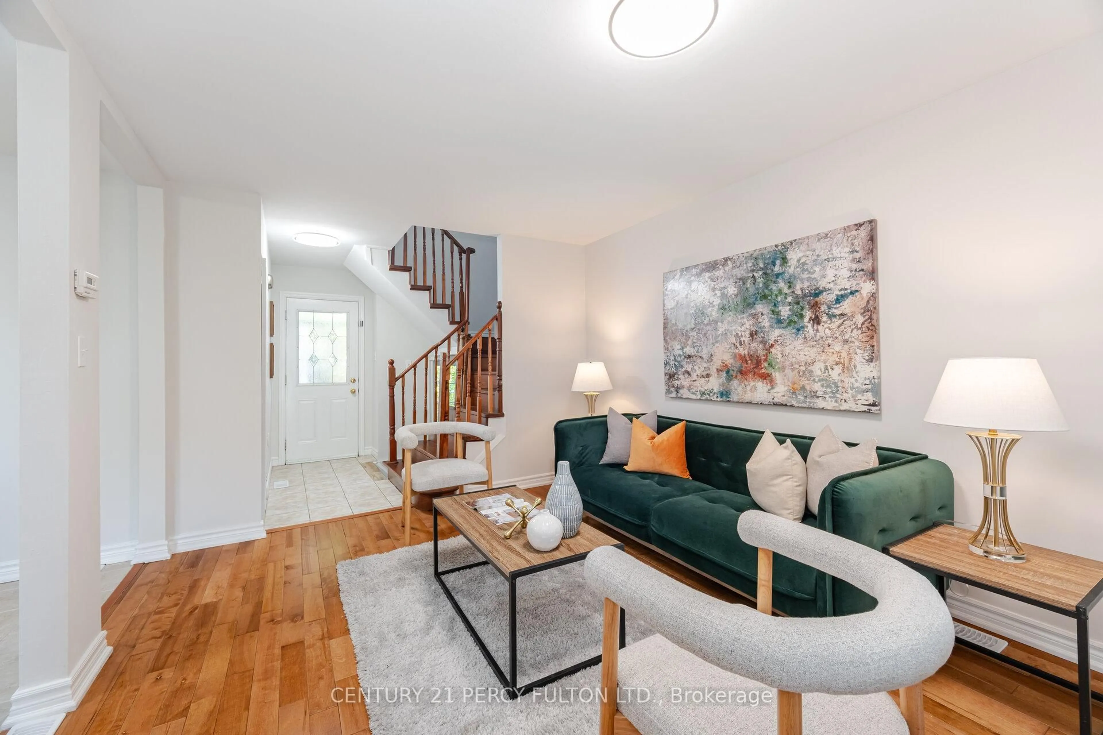 Living room with furniture, unknown for 80 Brockman Cres, Ajax Ontario L1T 2L7