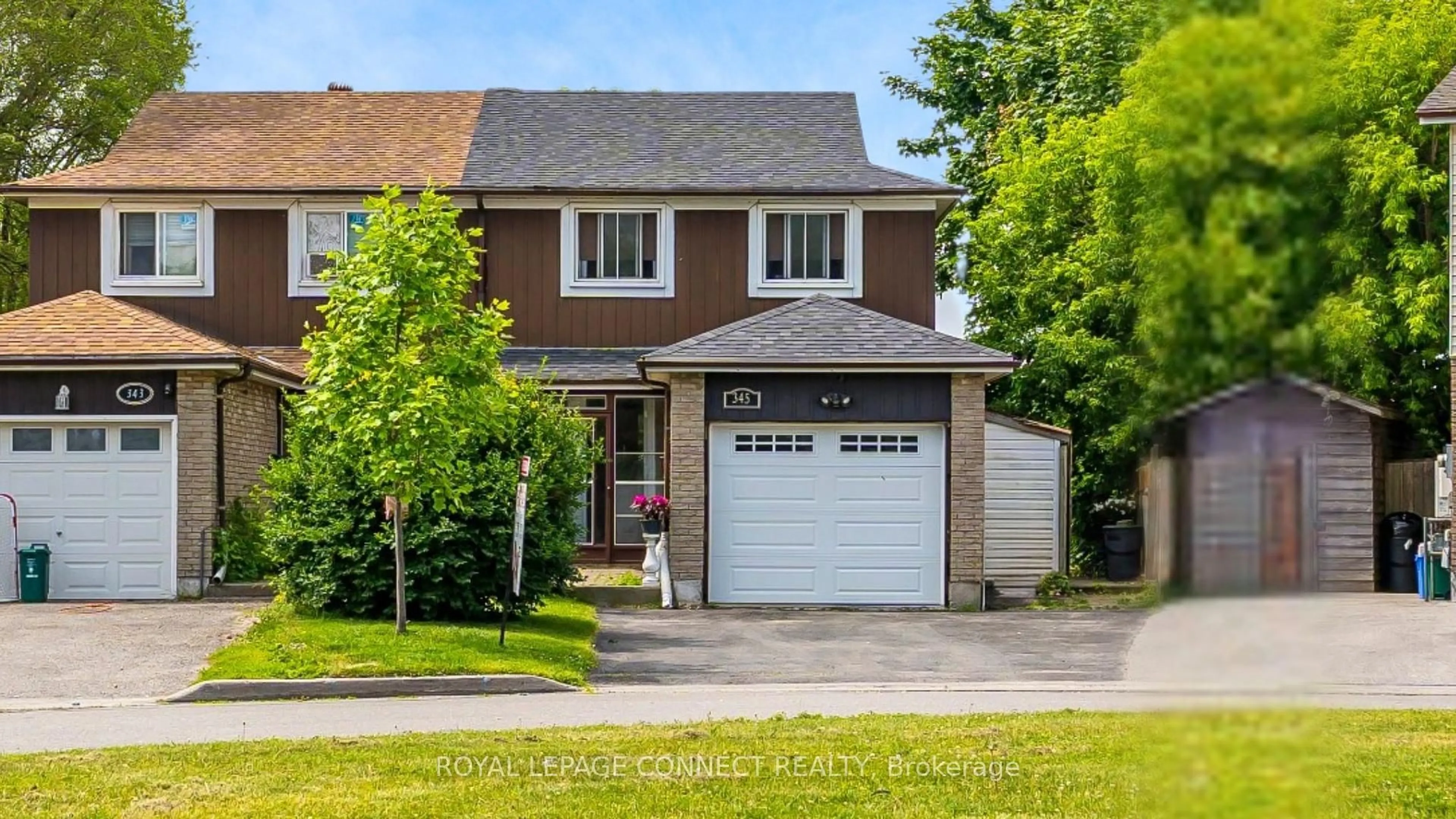 Home with brick exterior material, street for 345 Killarney Crt, Oshawa Ontario L1J 6C6