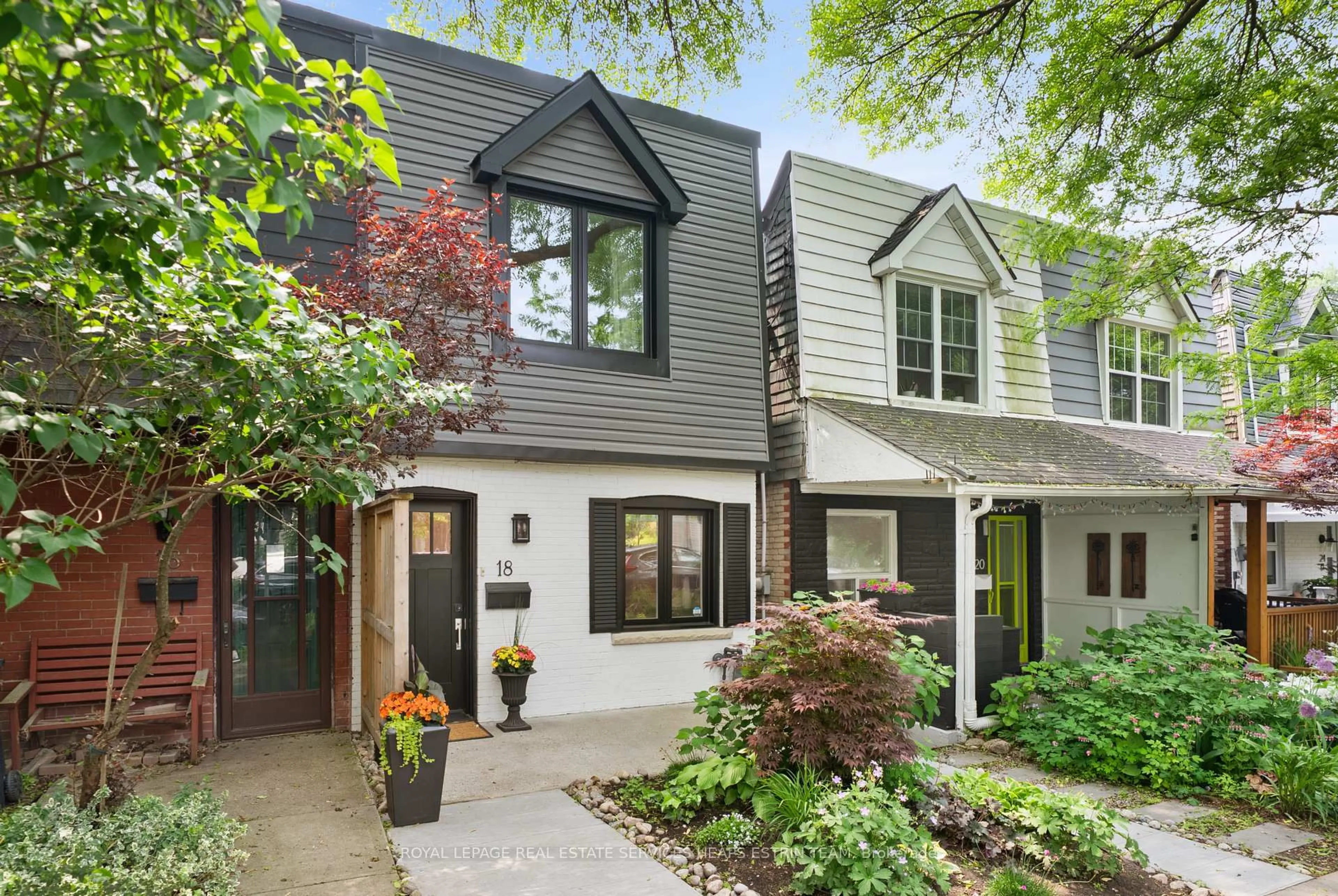 Home with brick exterior material, street for 18 Alton Ave, Toronto Ontario M4L 2M2