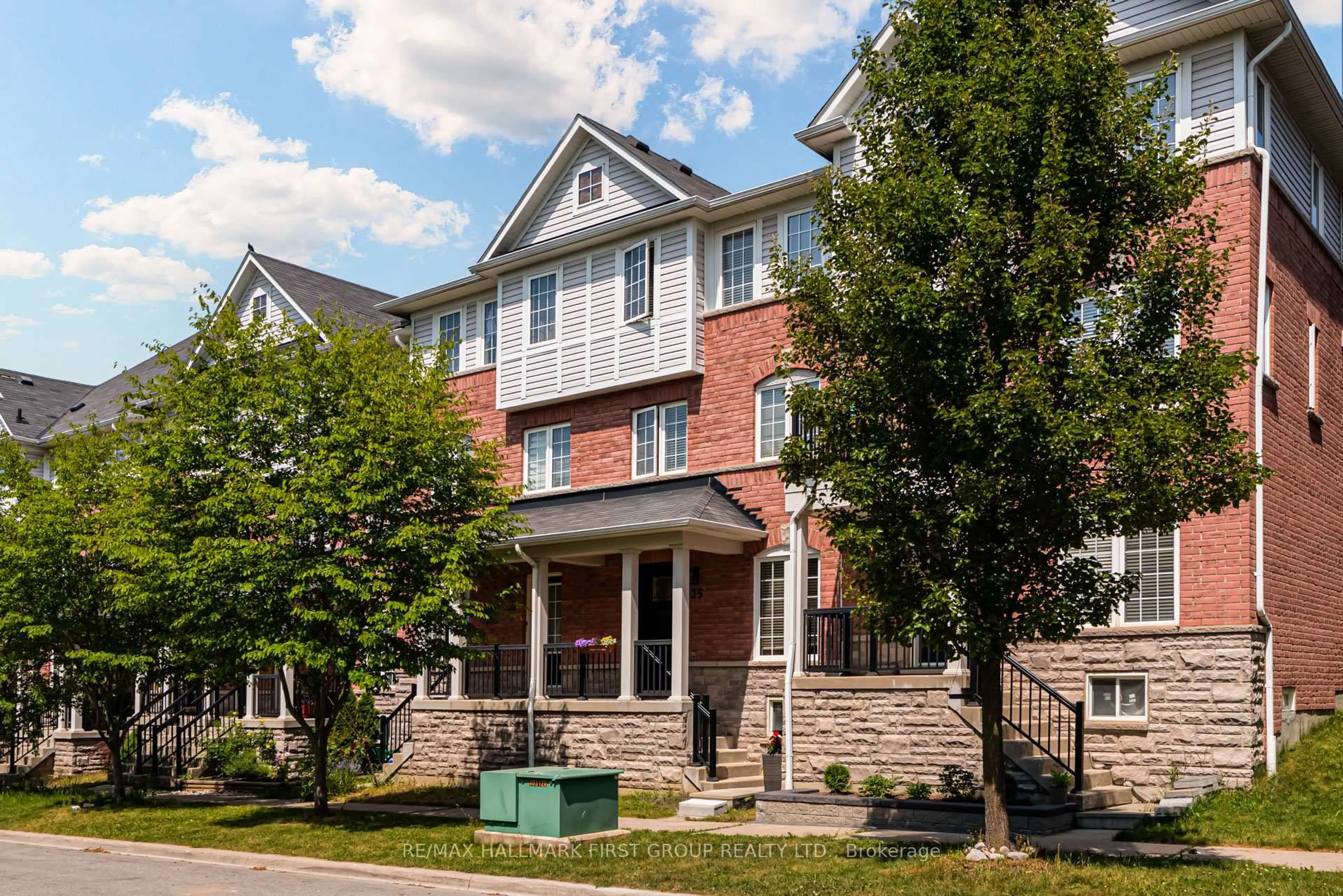 Home with brick exterior material, street for 35 Hesketh Rd, Ajax Ontario L1Z 0K7