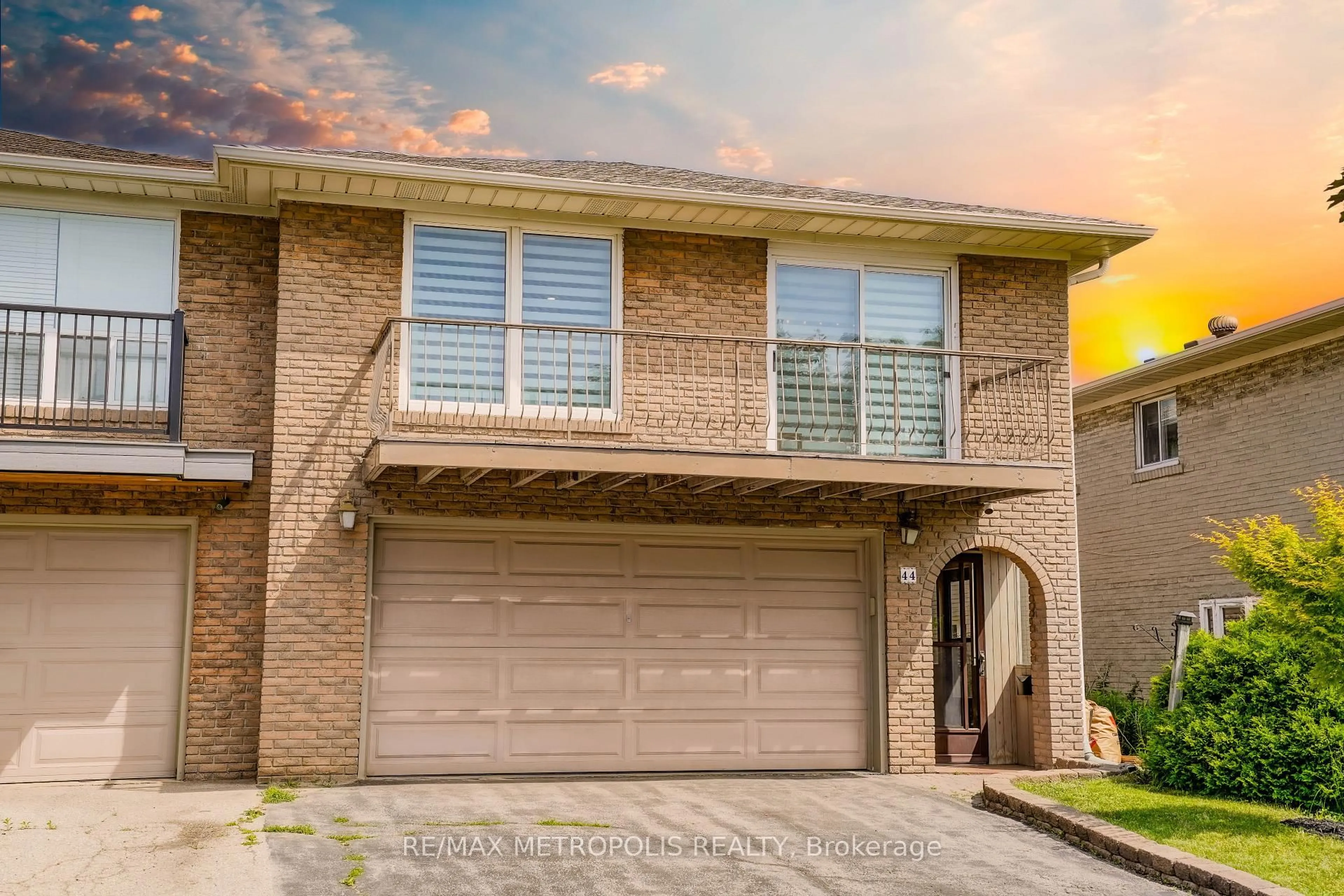 Home with brick exterior material, street for 44 Tineta Cres, Toronto Ontario M1S 2Y6