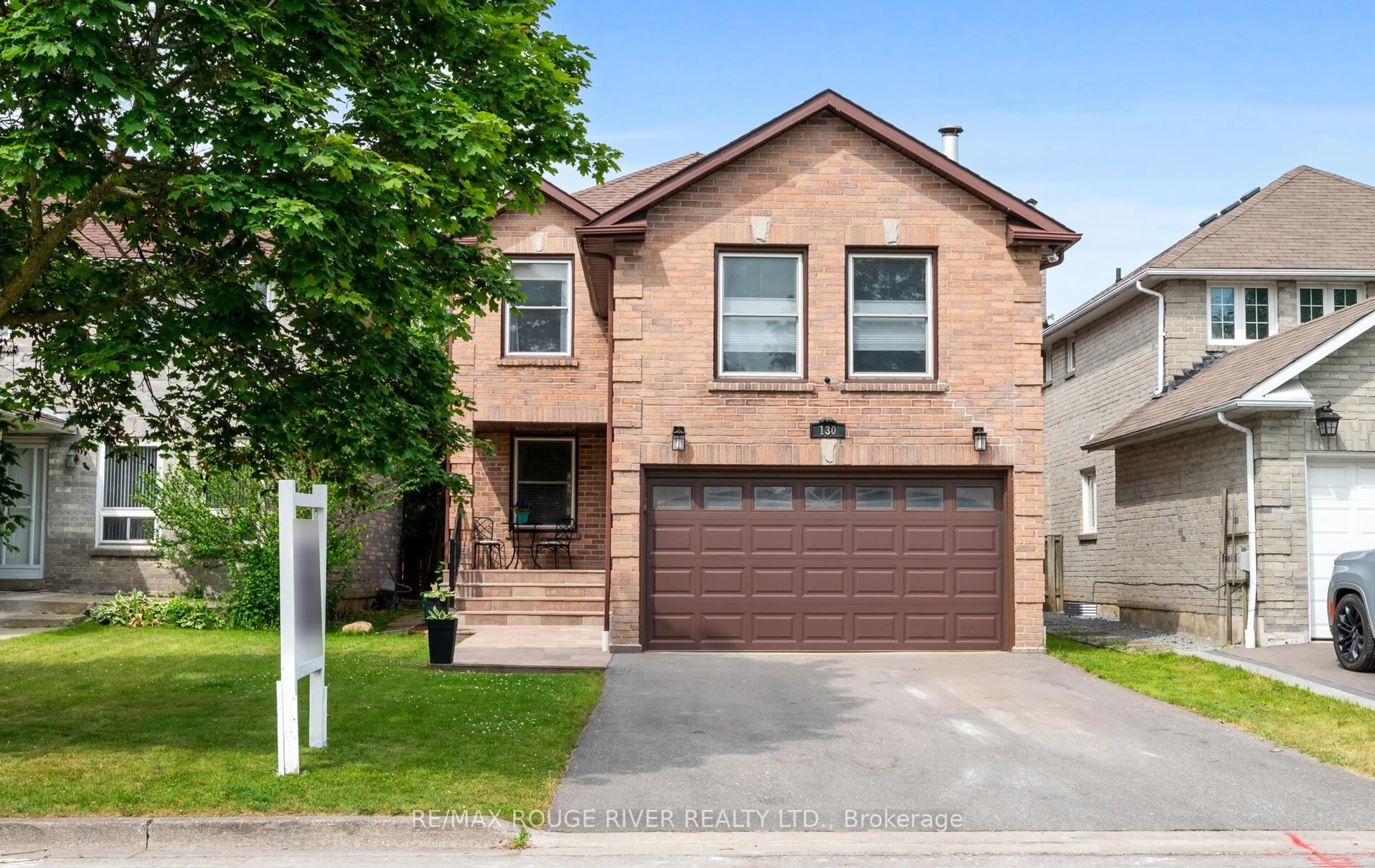 Home with brick exterior material, street for 130 Mullen Dr Dr, Ajax Ontario L1T 2A7