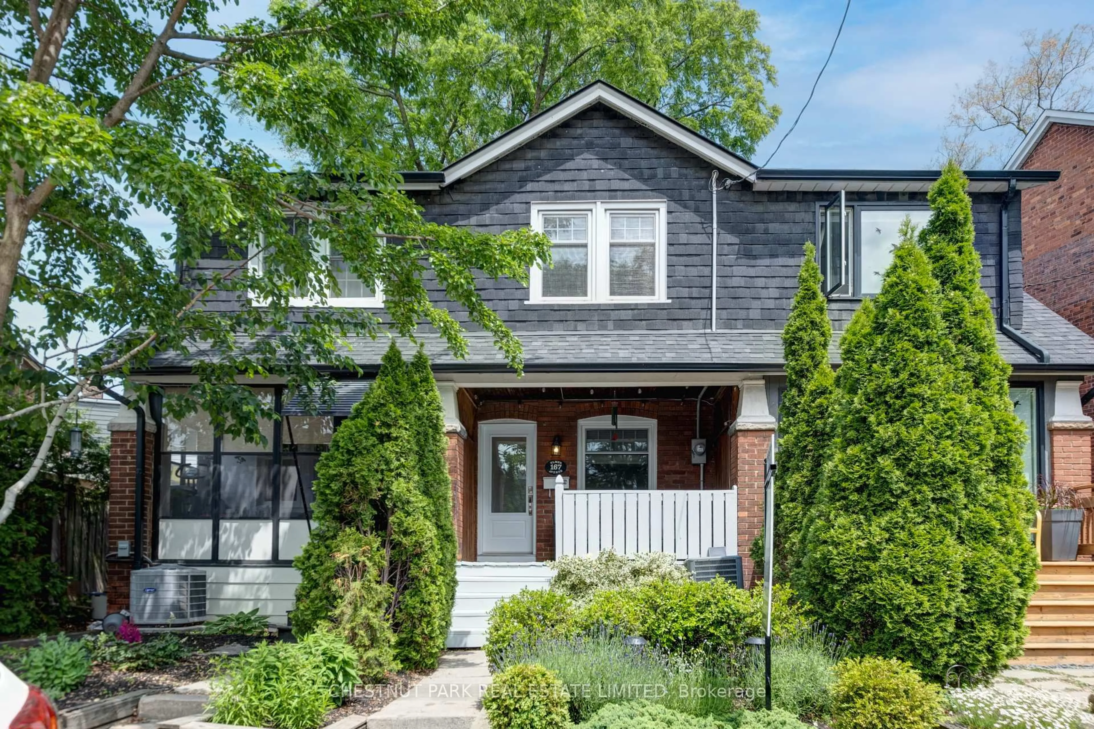 Home with brick exterior material, street for 167 Elmer Ave, Toronto Ontario M4L 3S2