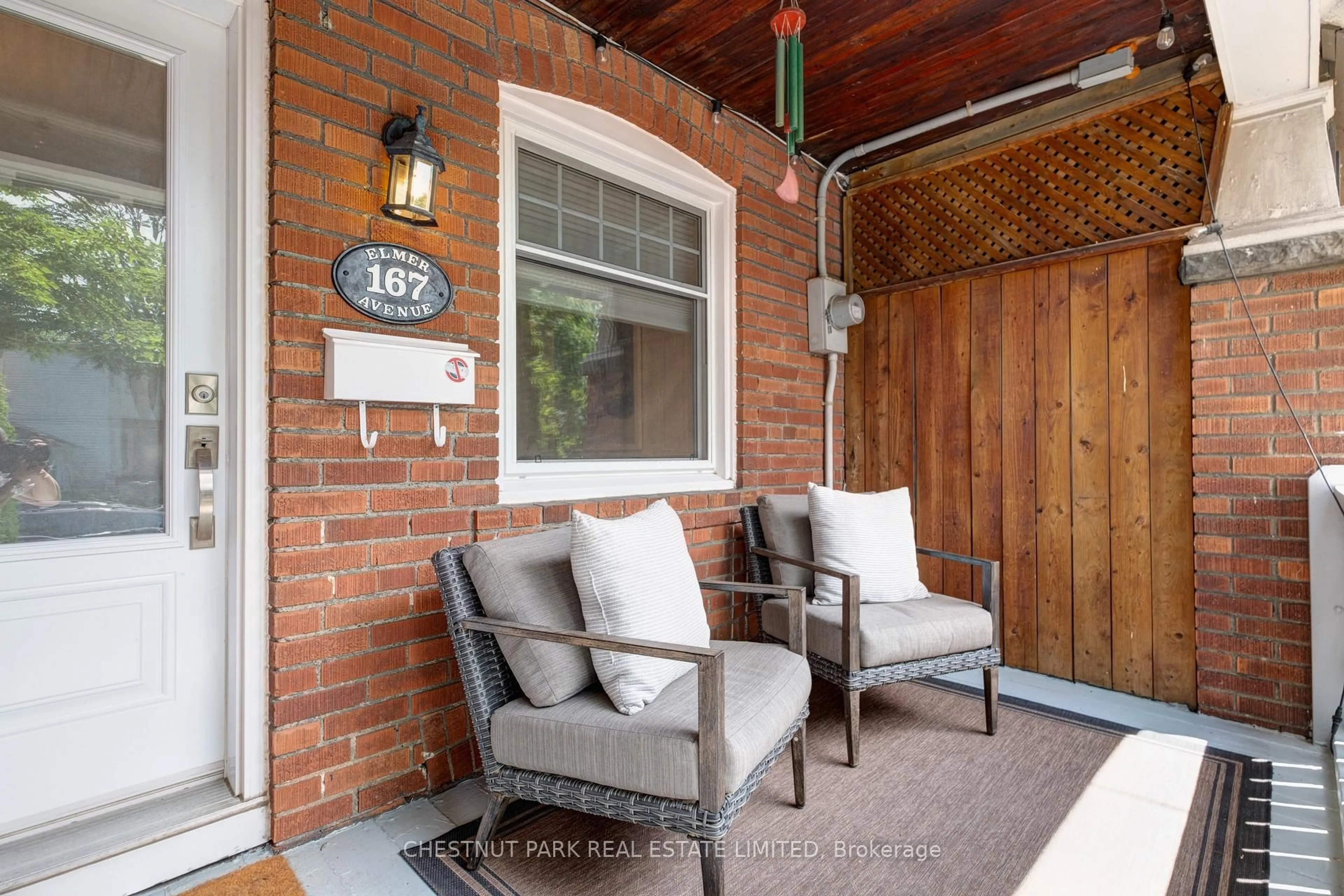 Patio, street for 167 Elmer Ave, Toronto Ontario M4L 3S2