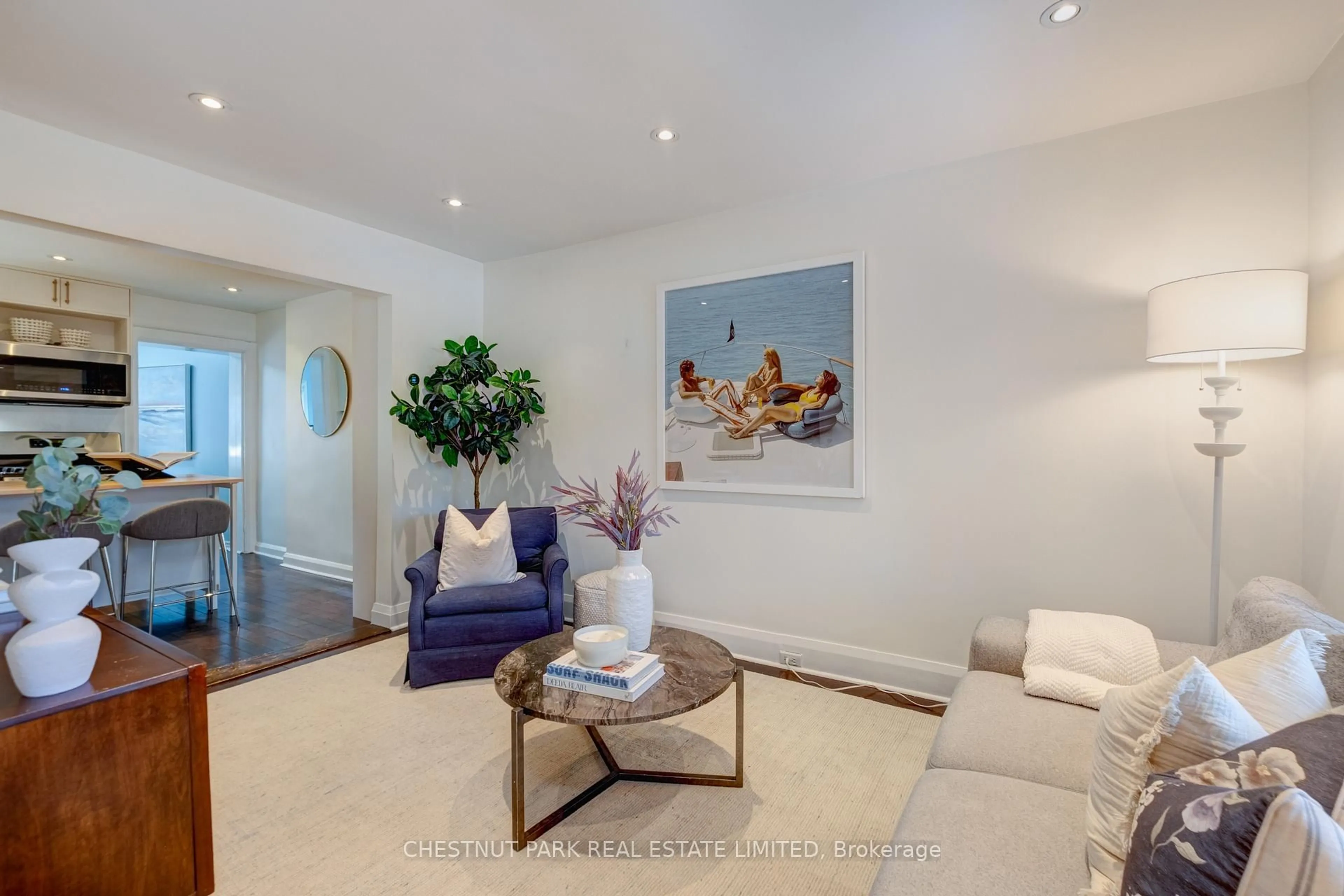 Living room with furniture, unknown for 167 Elmer Ave, Toronto Ontario M4L 3S2