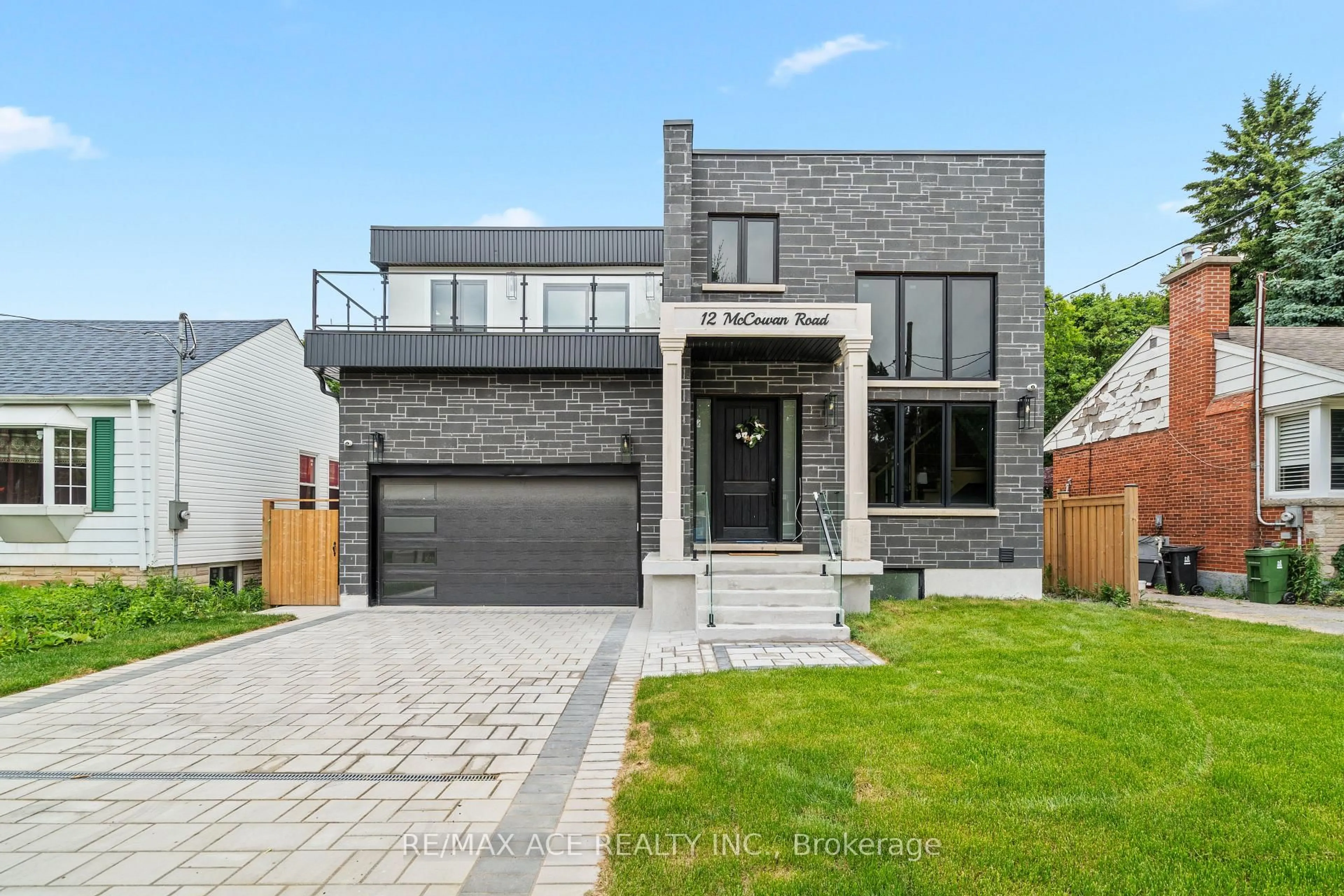 Home with brick exterior material, street for 12 McCowan Rd, Toronto Ontario M1M 3L8