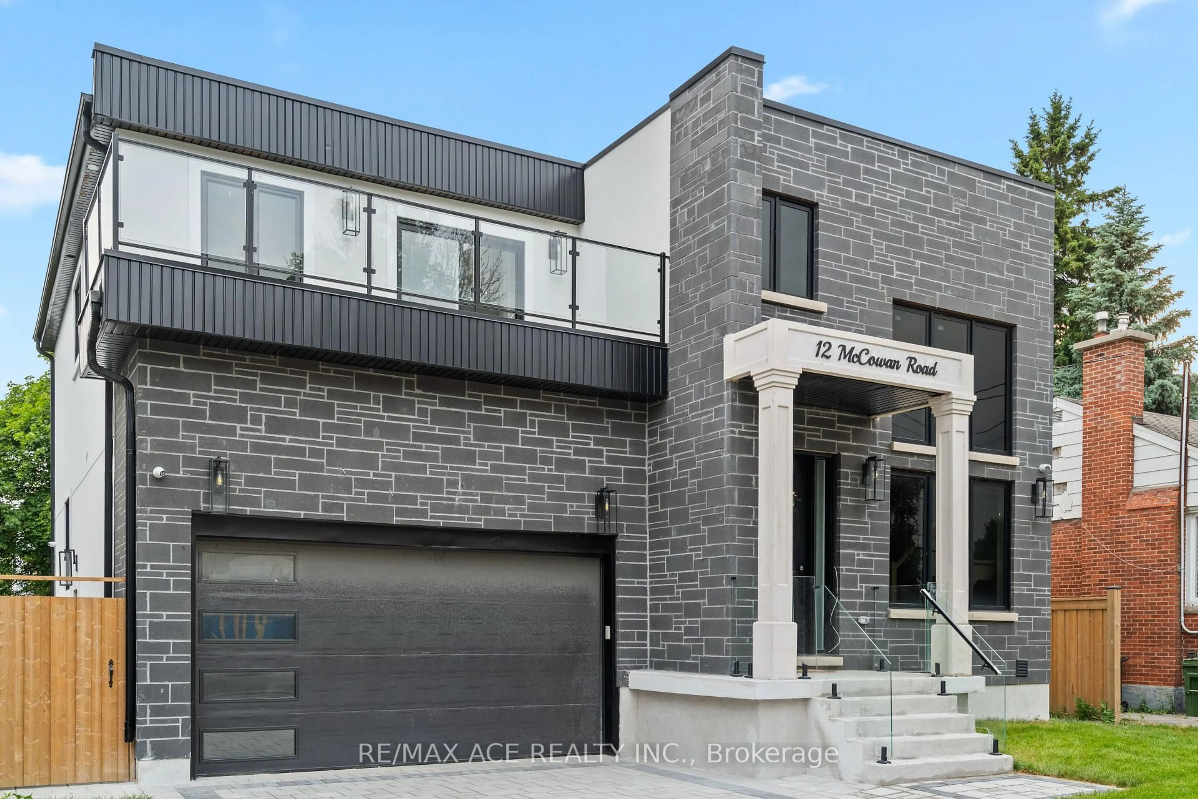 Home with brick exterior material, street for 12 McCowan Rd, Toronto Ontario M1M 3L8