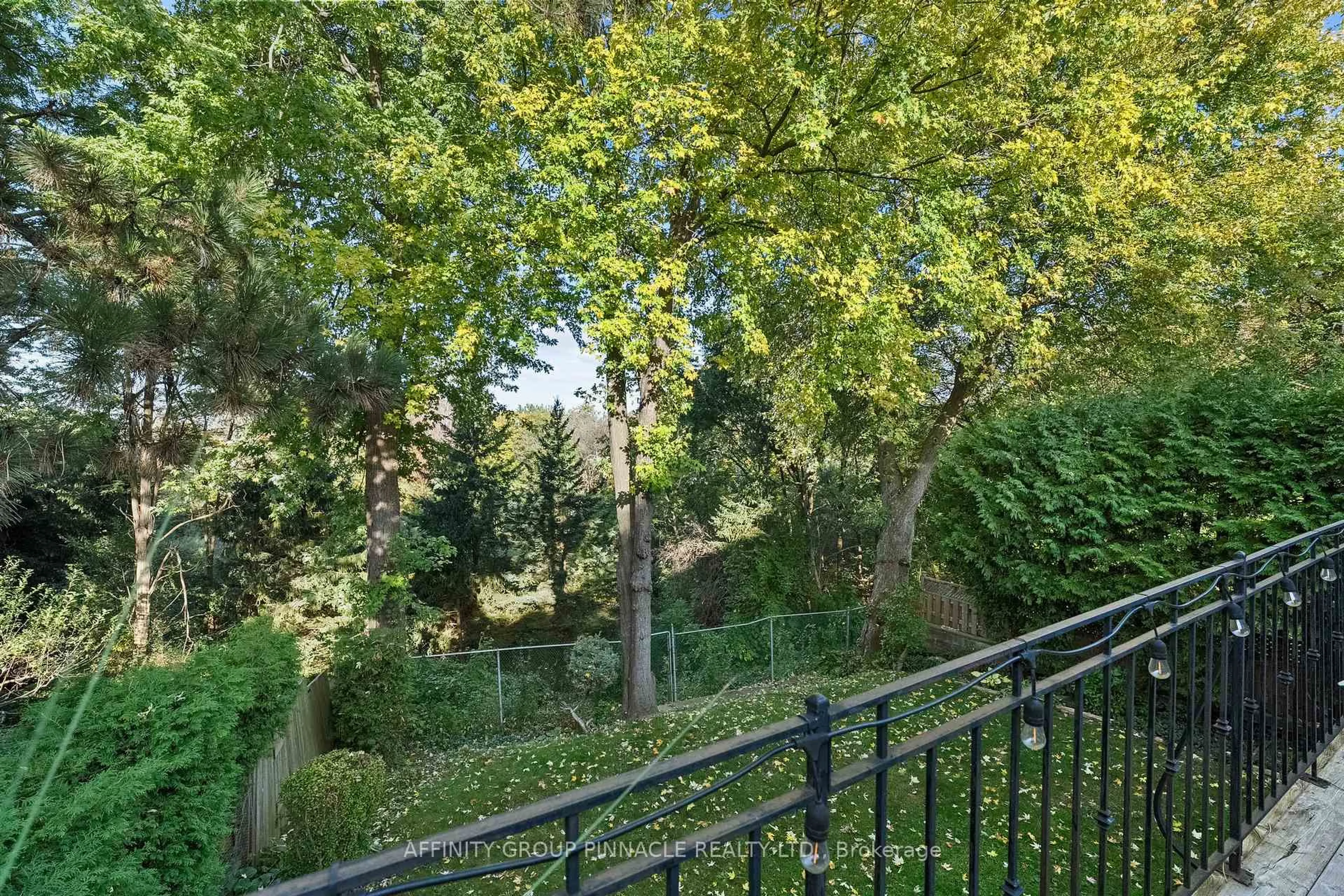 Patio, forest/trees view for 28 Landfair Cres, Toronto Ontario M1J 3A7