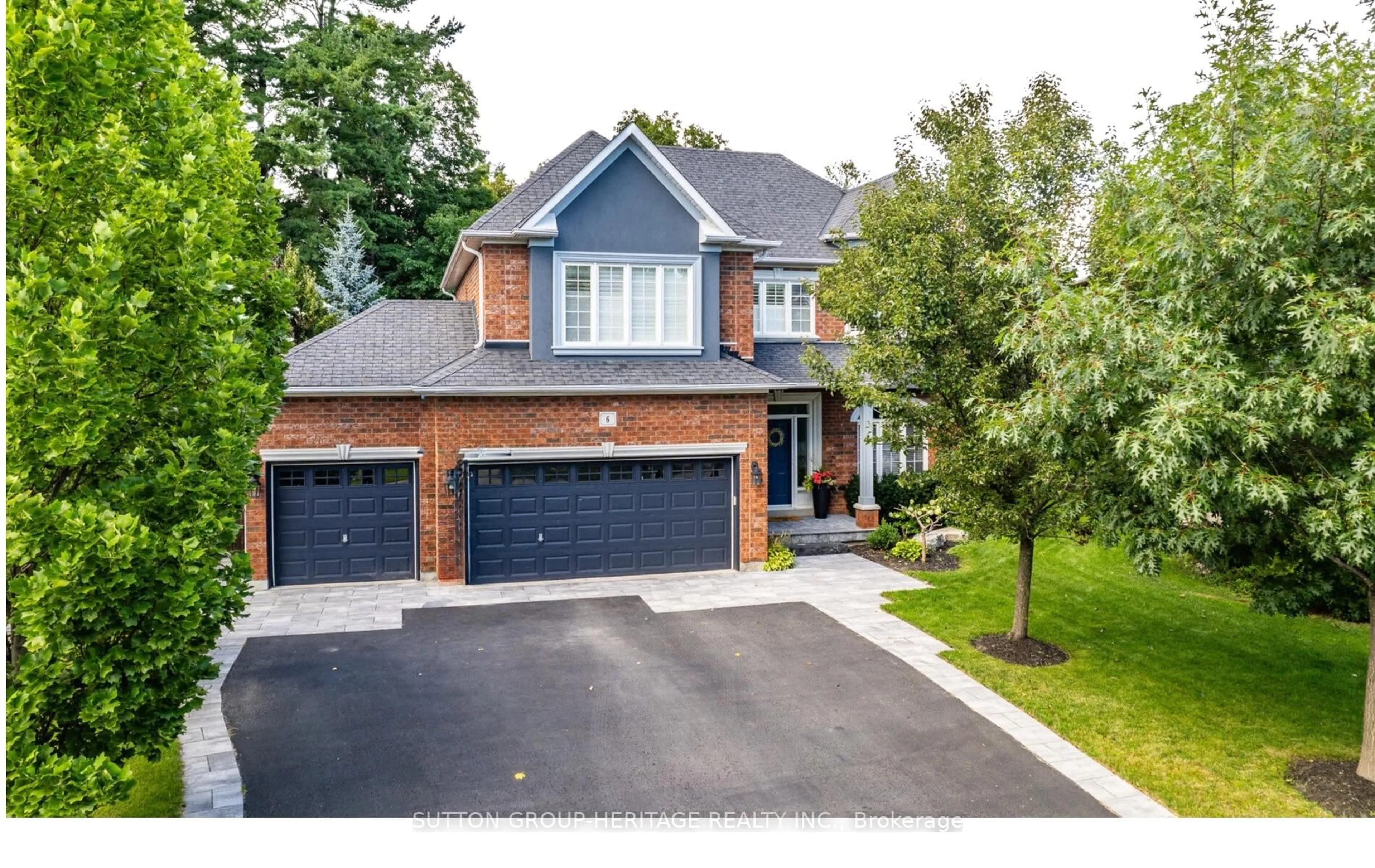 Home with brick exterior material, street for 6 Annavita Crt, Whitby Ontario L1R 3R6