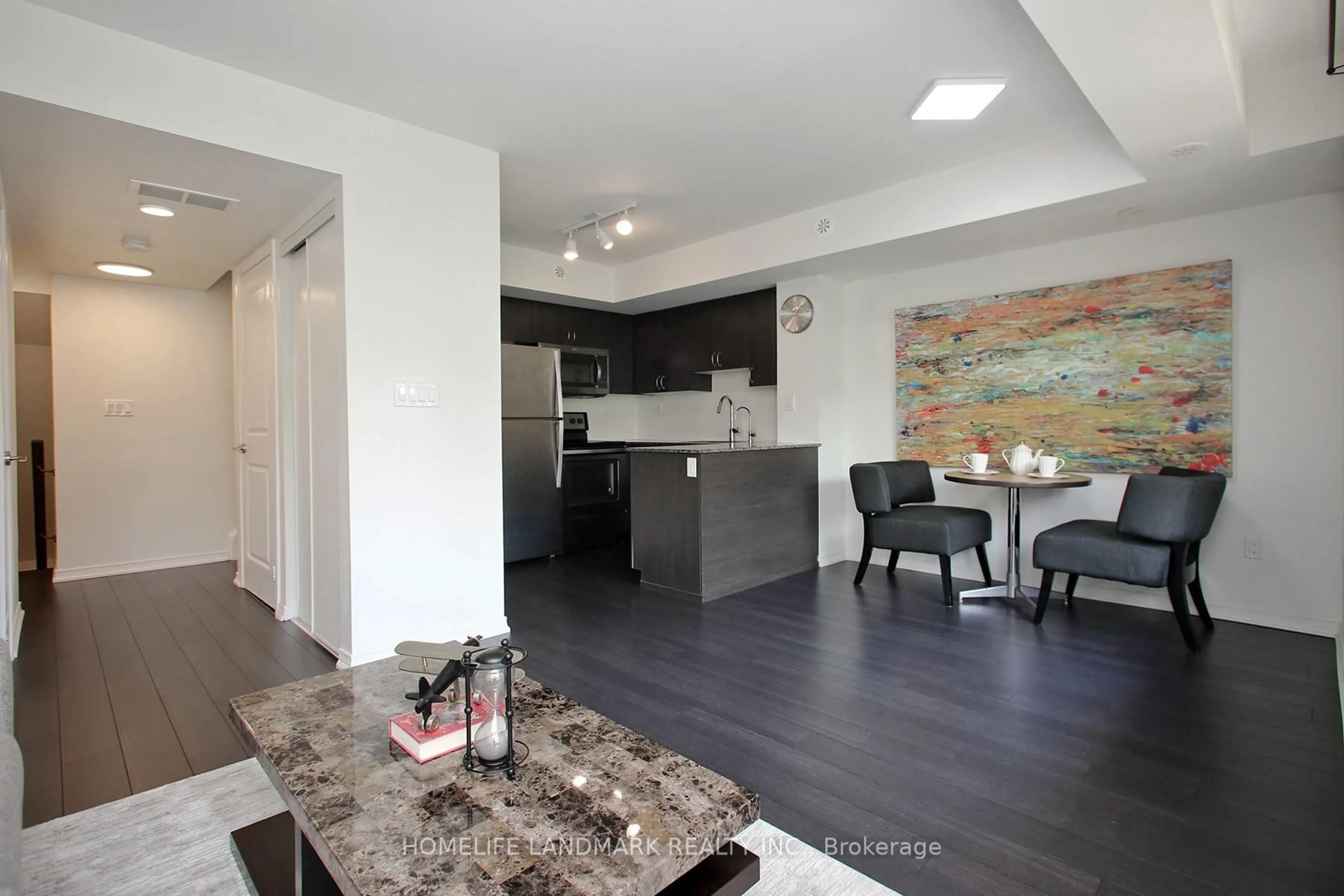 Open concept kitchen, unknown for 90 Orchid Pl #304, Toronto Ontario M1B 0C4