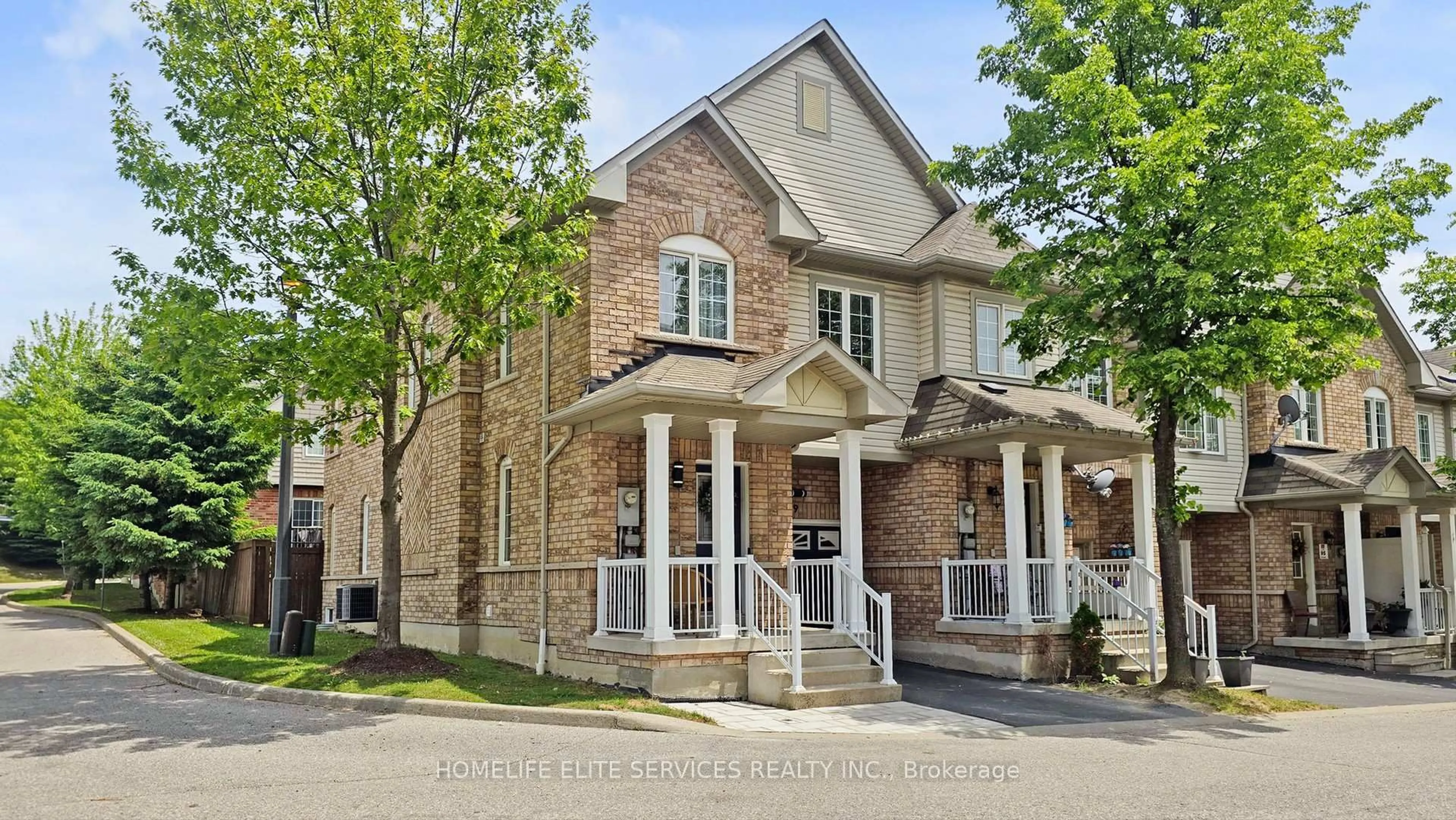 Home with brick exterior material, street for 9 Abela Lane, Ajax Ontario L1T 0C1