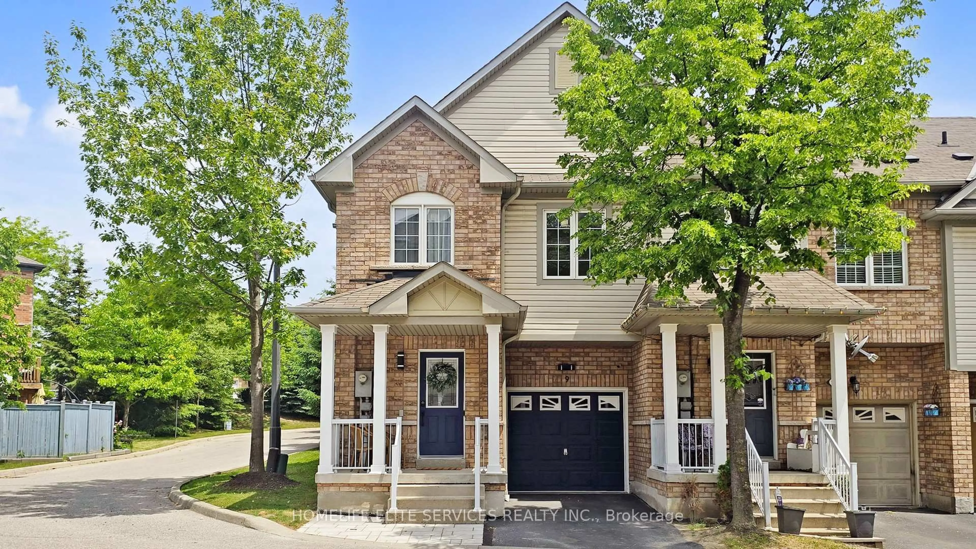 Home with brick exterior material, street for 9 Abela Lane, Ajax Ontario L1T 0C1