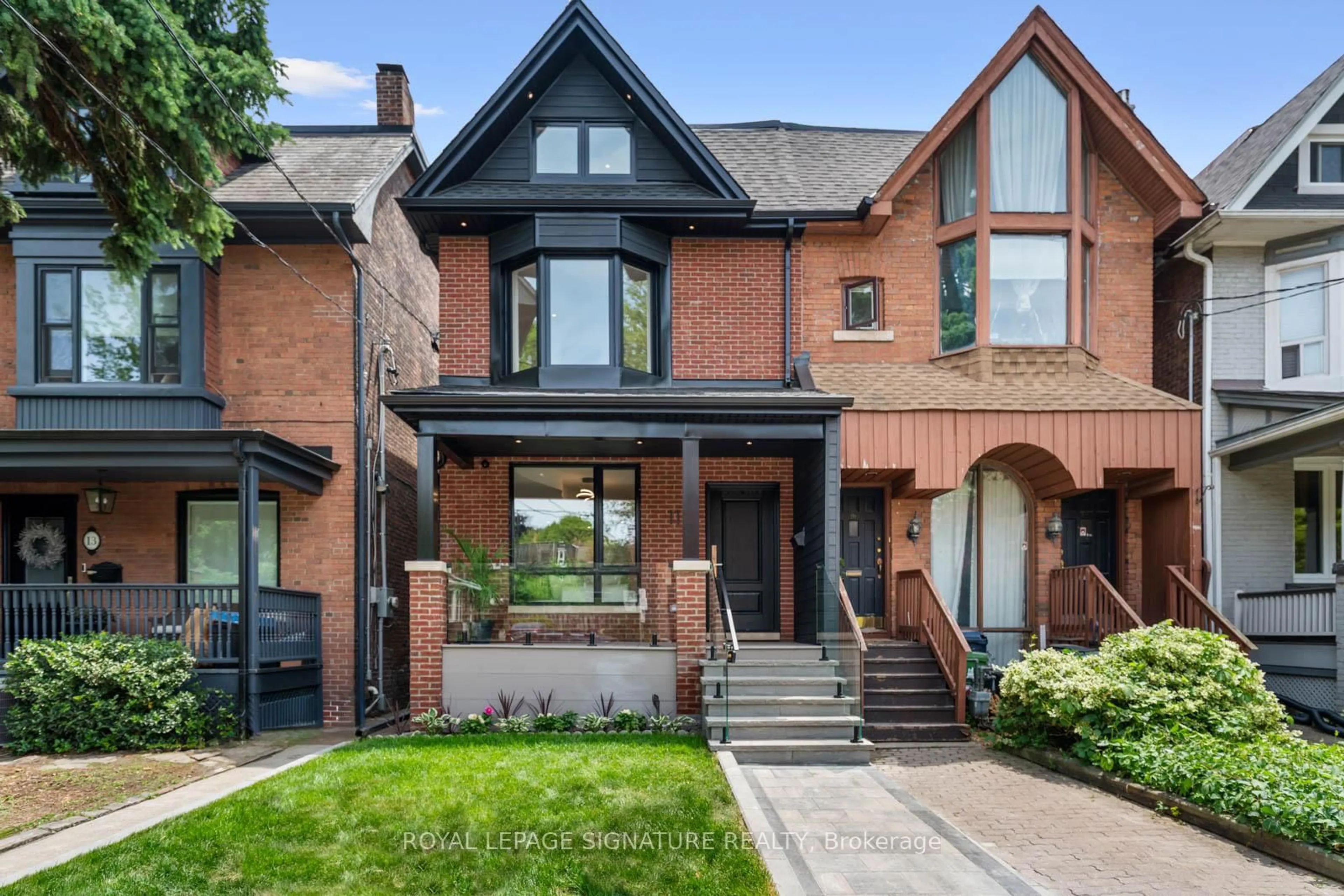 Home with brick exterior material, street for 11 Victor Ave, Toronto Ontario M4K 1A7