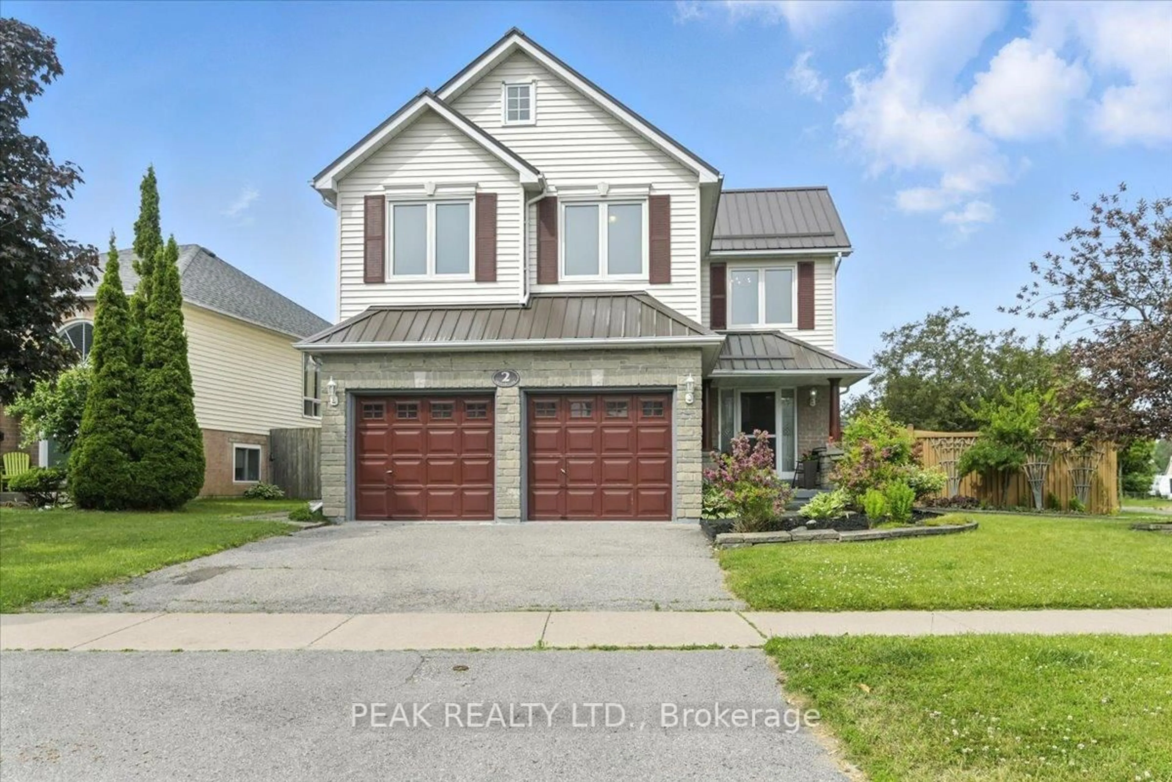 Home with brick exterior material, street for 2 Granary Lane, Clarington Ontario L1E 2X9